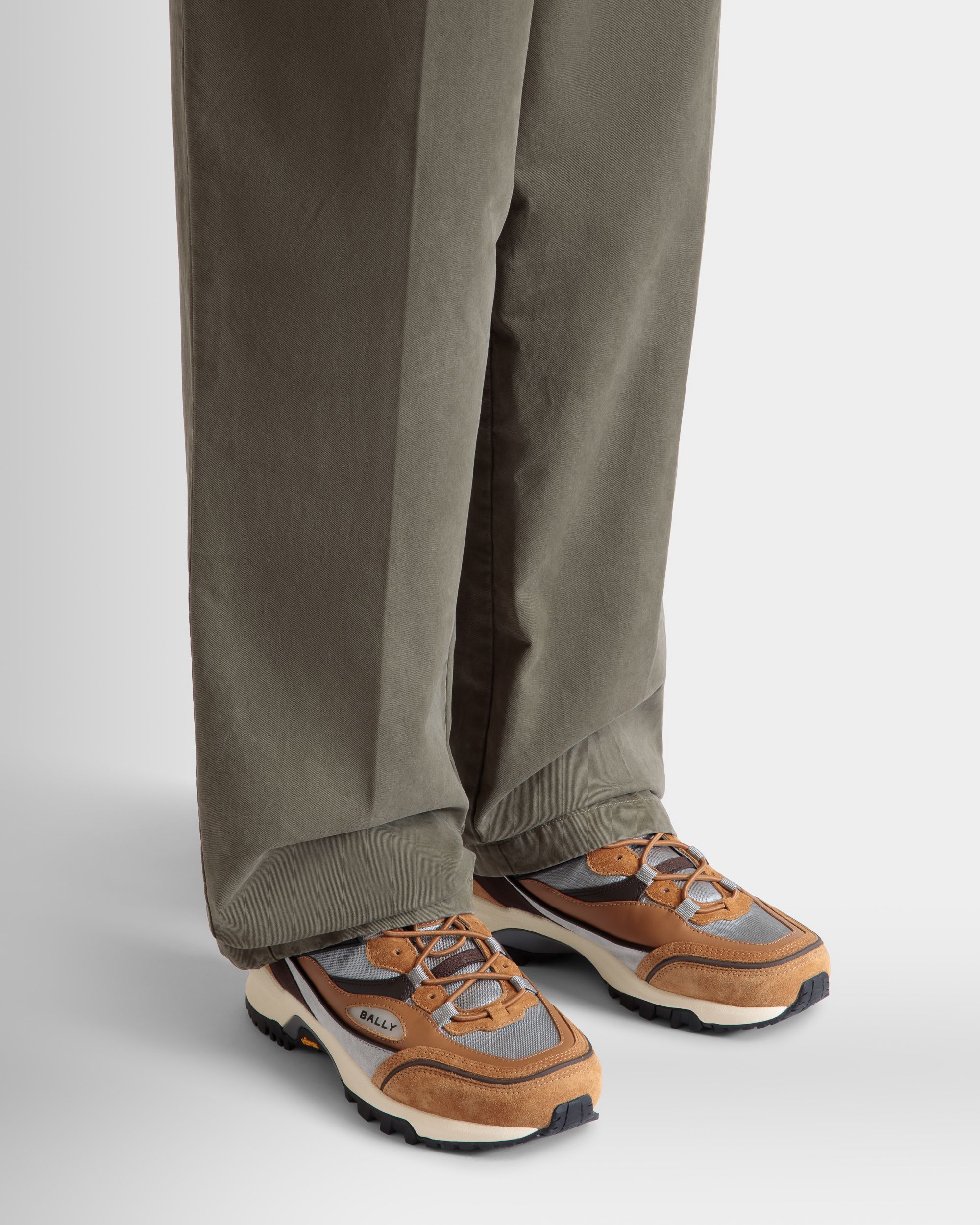 Sneaker Faster In Pelle Multicolore E Nylon - Uomo - Bally - 02