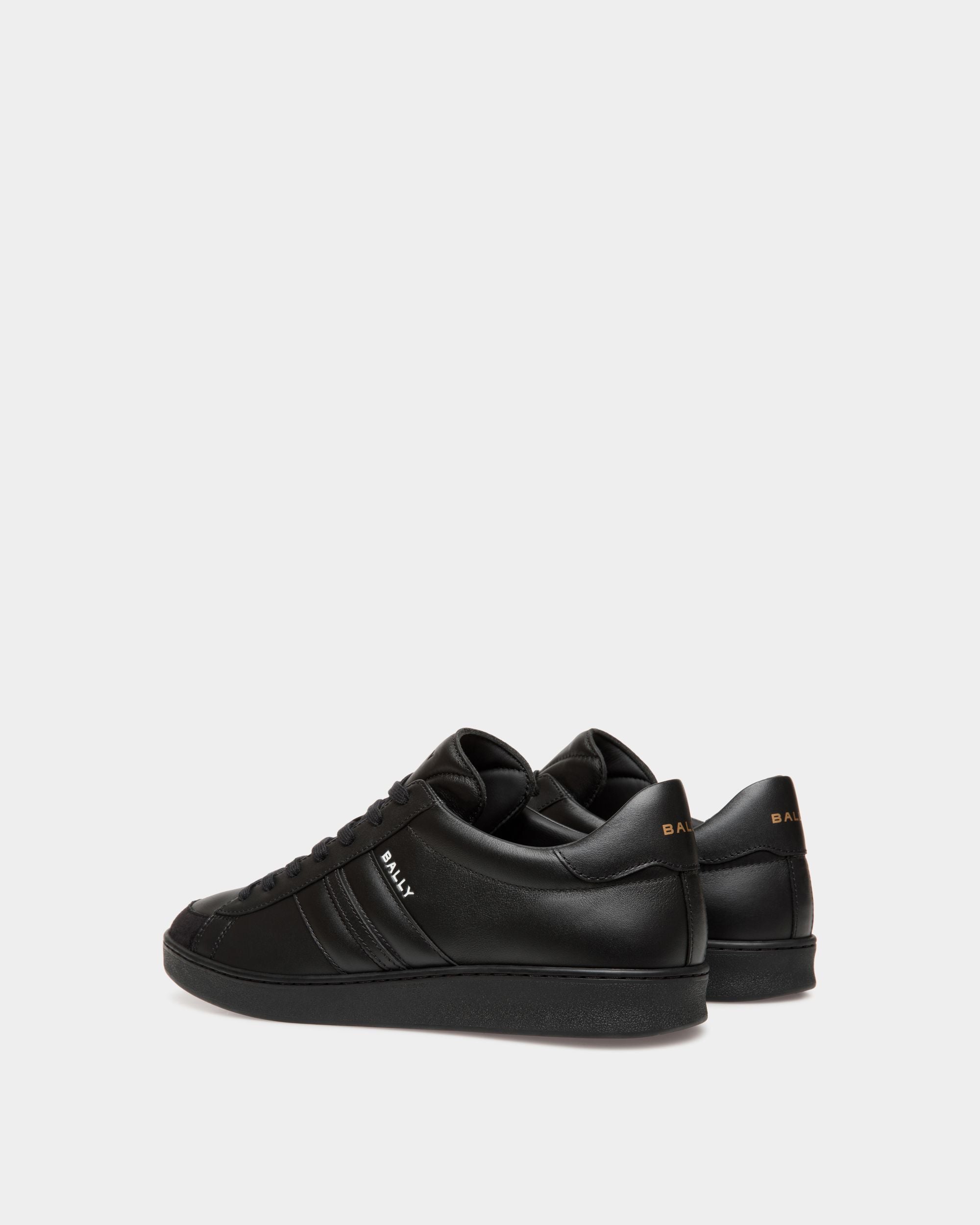 Sneaker Tennis In Pelle Nera - Uomo - Bally - 04