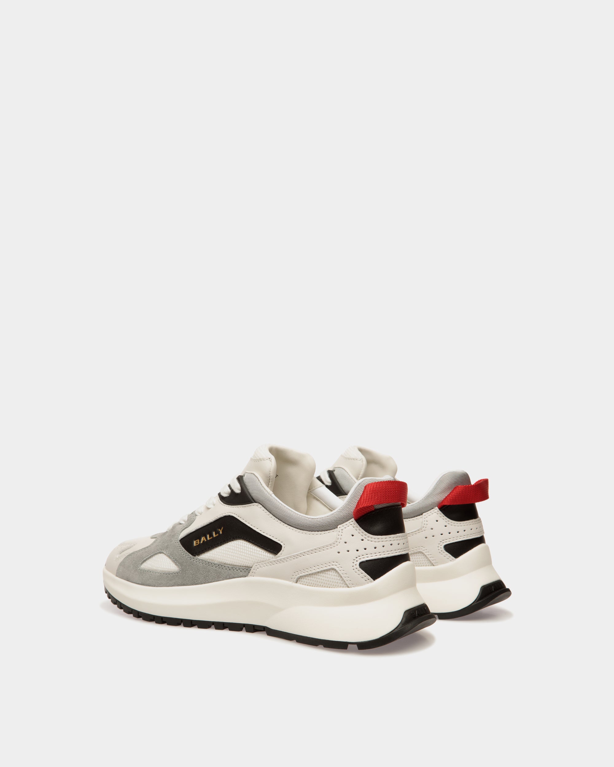 Sneaker Outline In Pelle Multicolore E Nylon - Uomo - Bally - 03