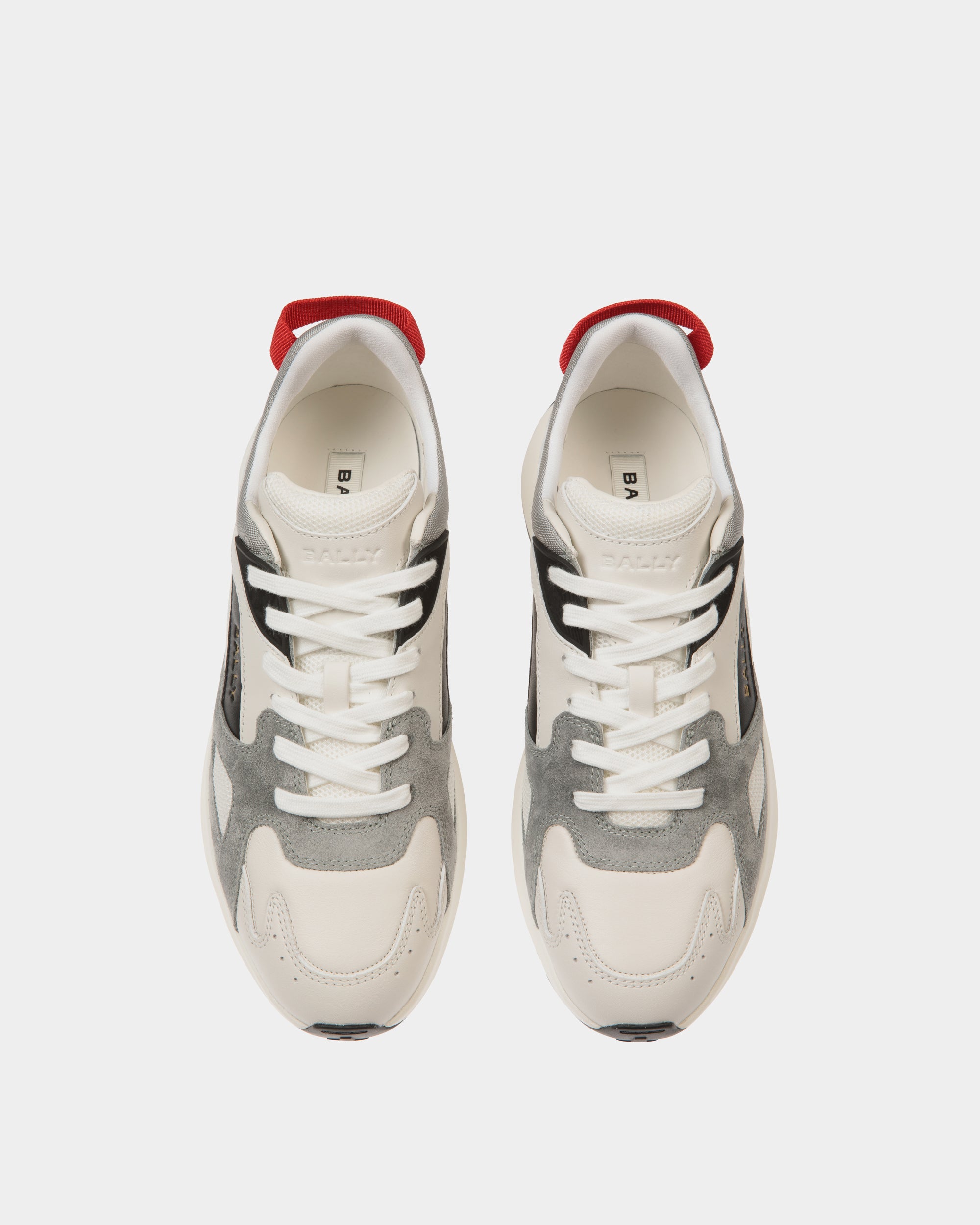 Sneaker Outline In Pelle Multicolore E Nylon - Uomo - Bally - 04