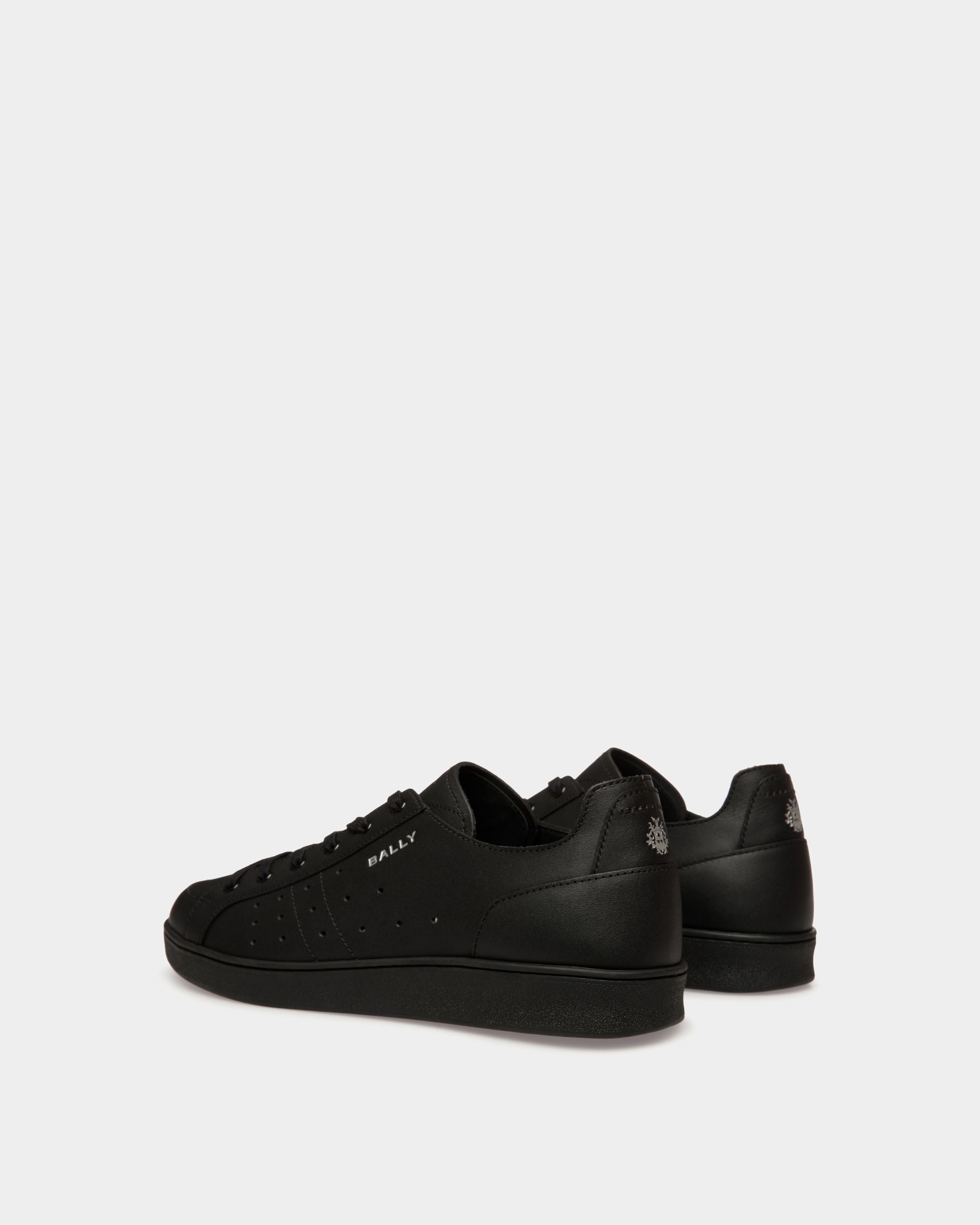 Sneaker Tennis In Pelle Nera - Uomo - Bally - 04