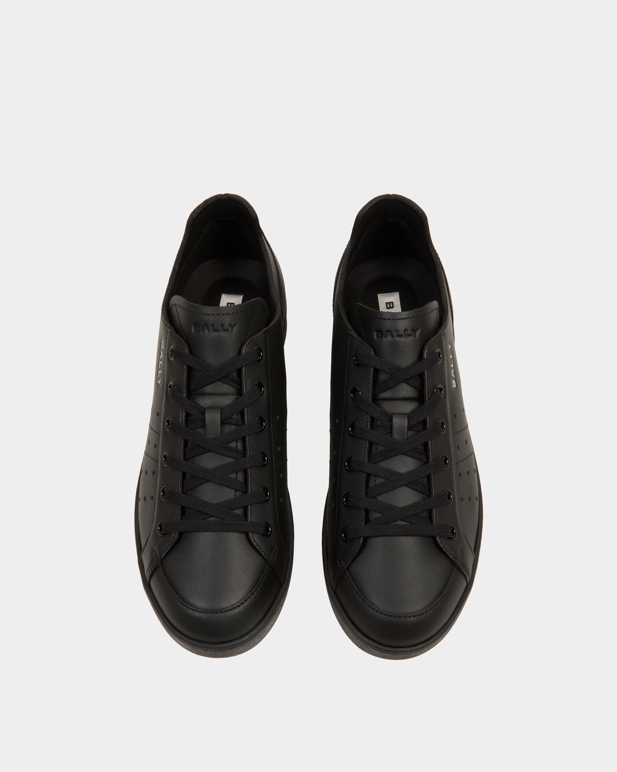 Sneaker Tennis In Pelle Nera - Uomo - Bally - 05
