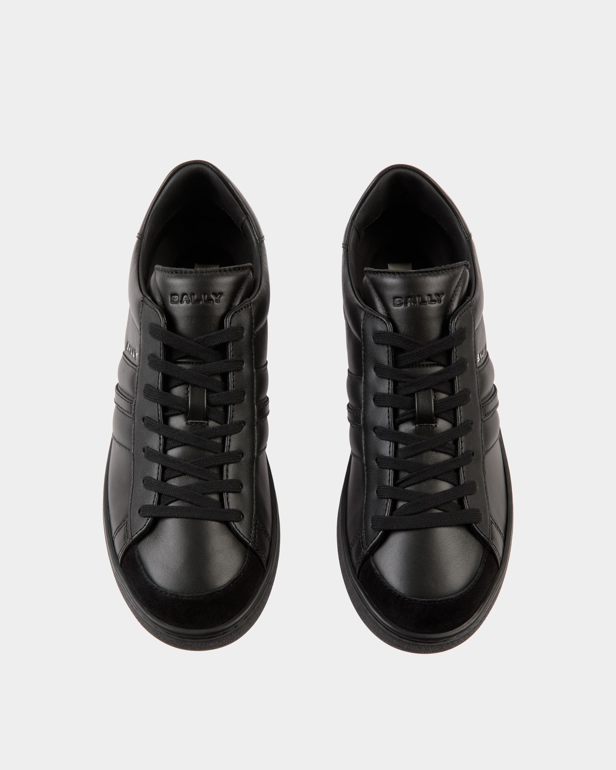 Sneaker Tennis In Pelle Nera - Uomo - Bally - 04