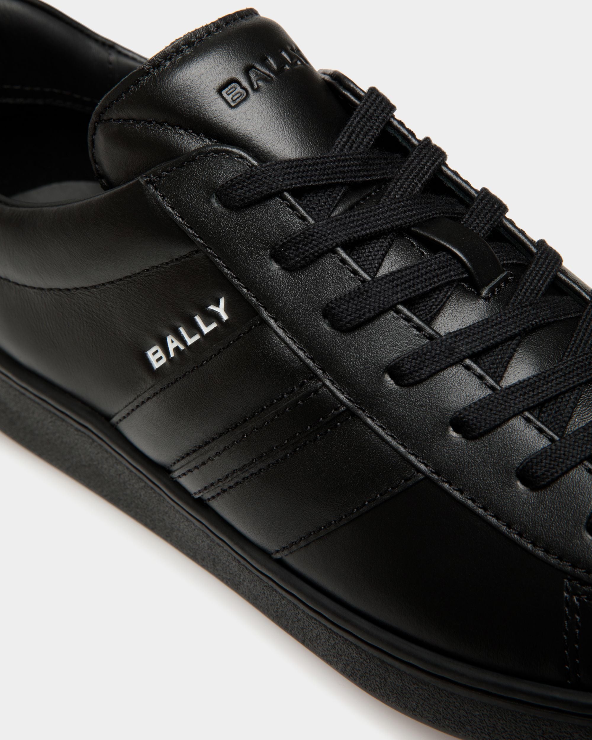 Sneaker Tennis In Pelle Nera - Uomo - Bally - 05