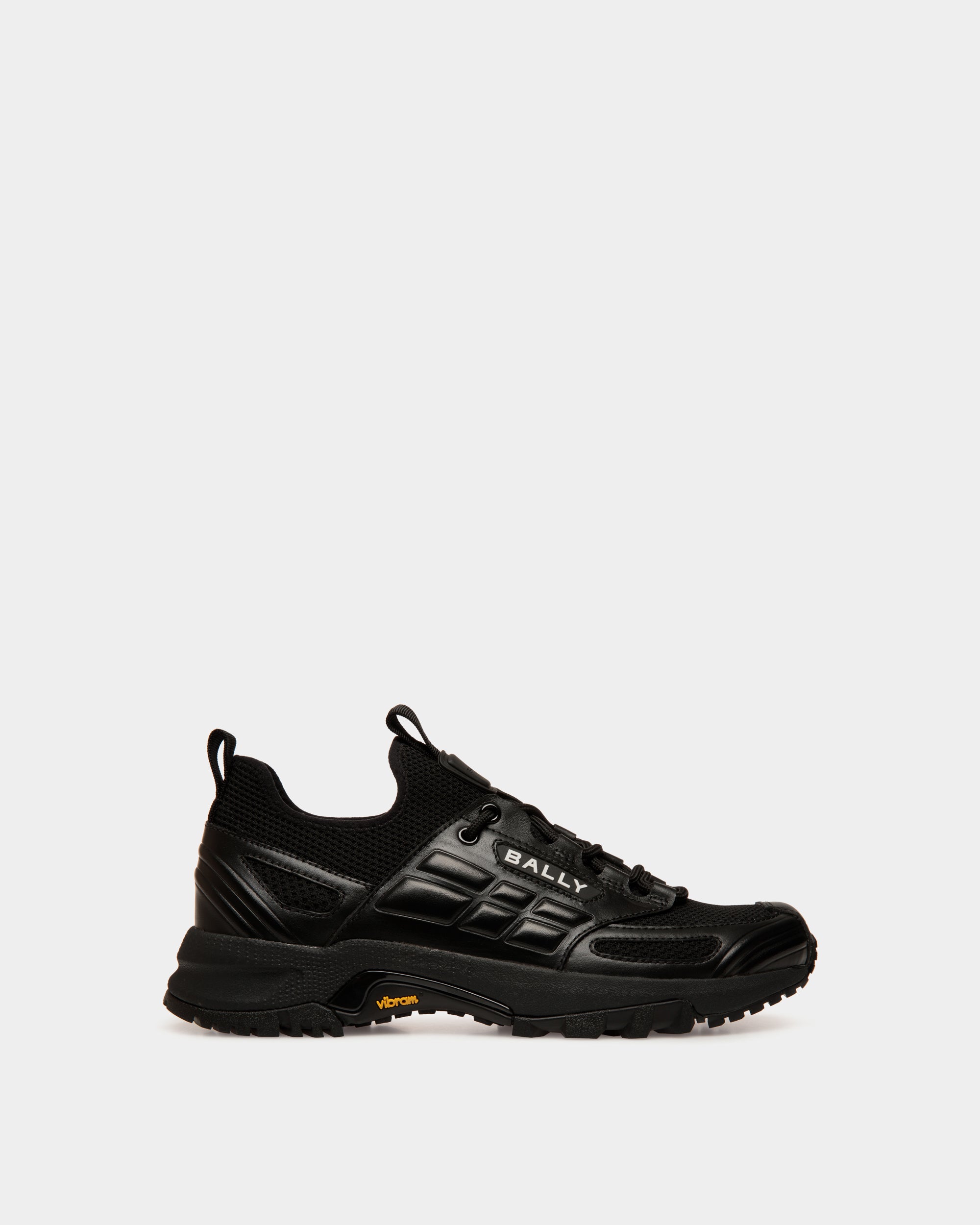 Sneaker Faster In Maglia Nera - Uomo - Bally - 01