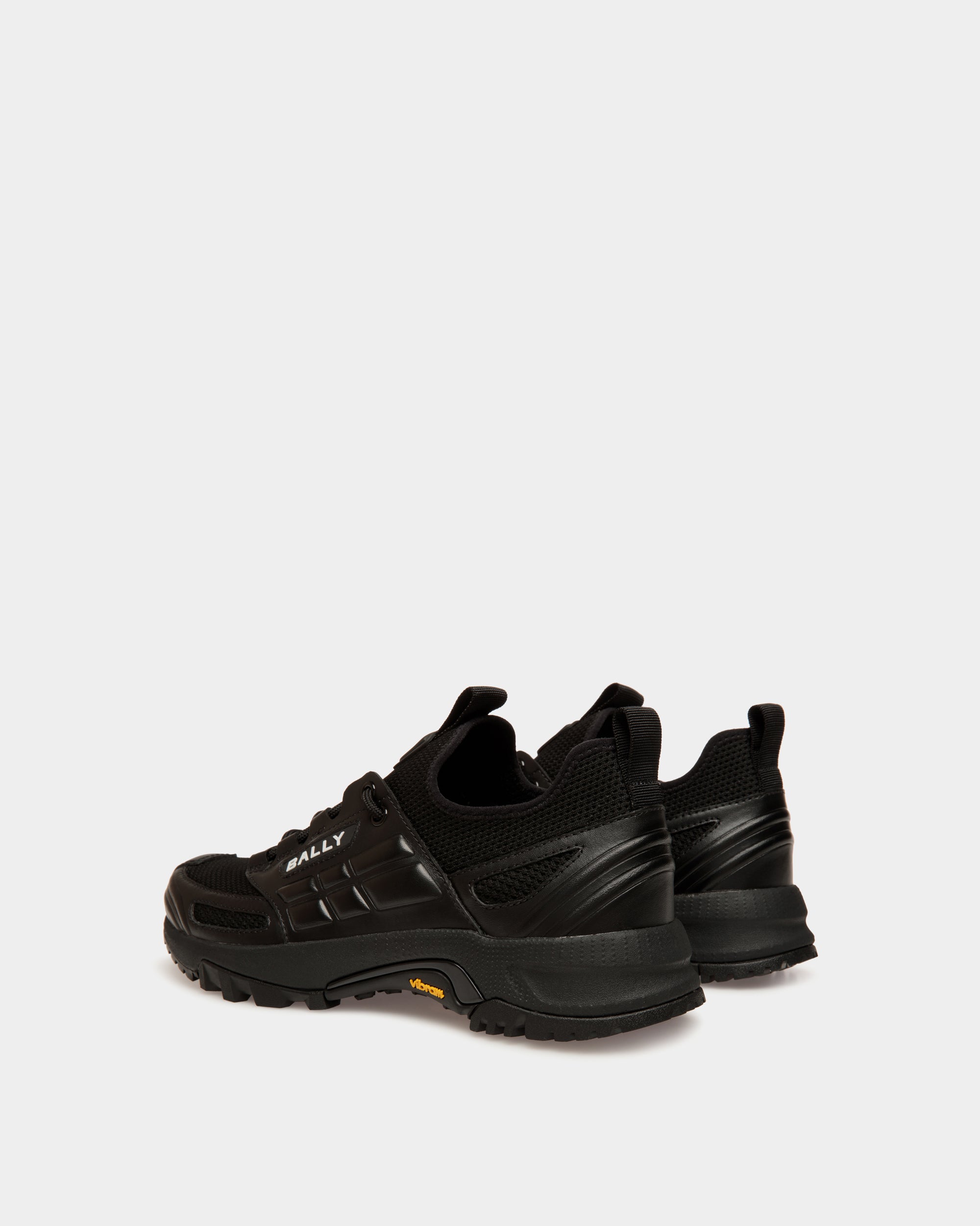Sneaker Faster In Maglia Nera - Uomo - Bally - 03