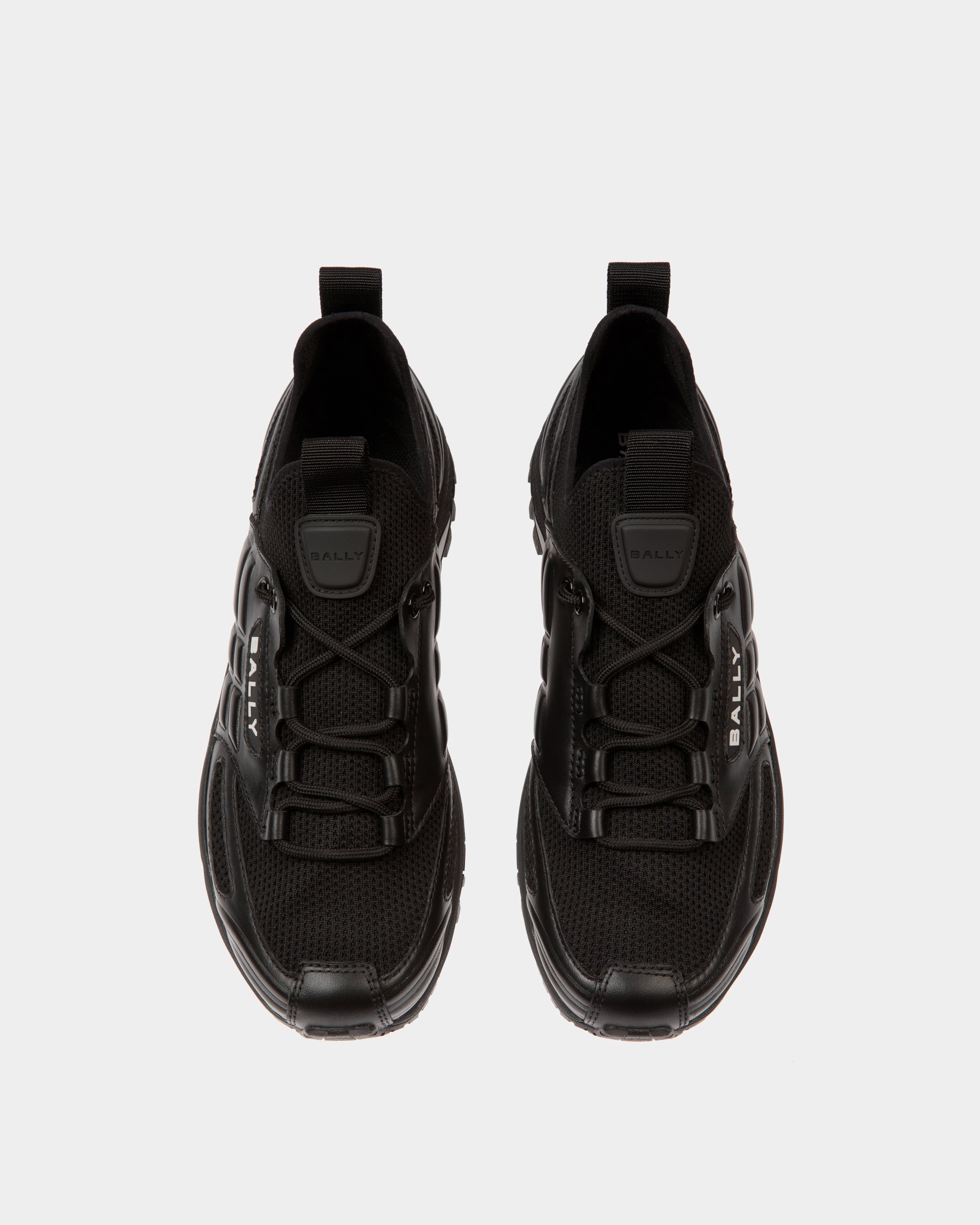 Sneaker Faster In Maglia Nera - Uomo - Bally - 04