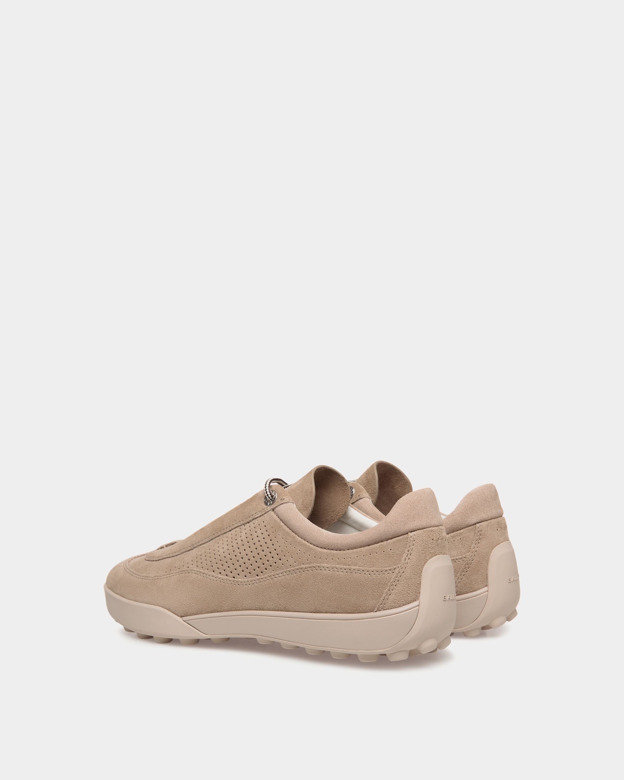 Sneaker Manto Runner In Pelle Scamosciata Light Beige - Uomo - Bally - 03