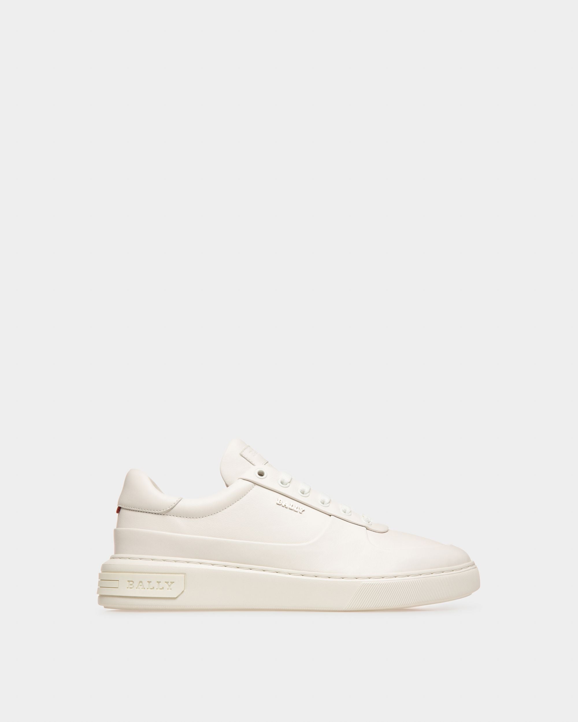 Manny Sneaker In Pelle Bianca - Uomo - Bally - 01