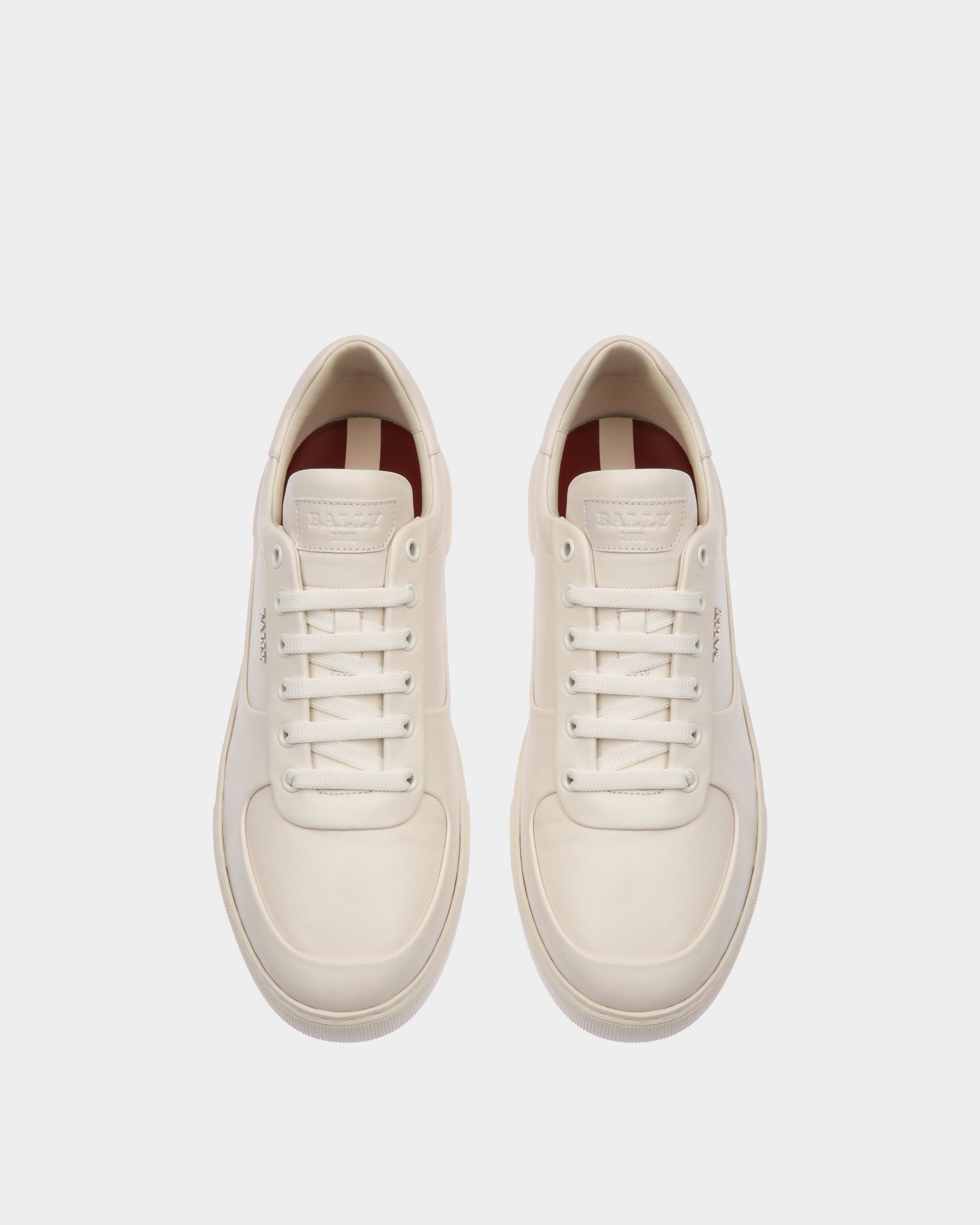 Manny Sneaker In Pelle Bianca - Uomo - Bally - 02