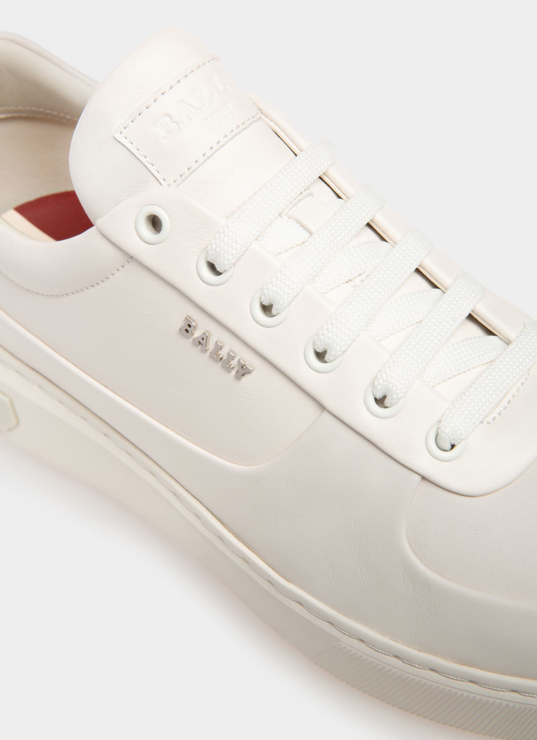 Manny Sneaker In Pelle Bianca - Uomo - Bally - 06