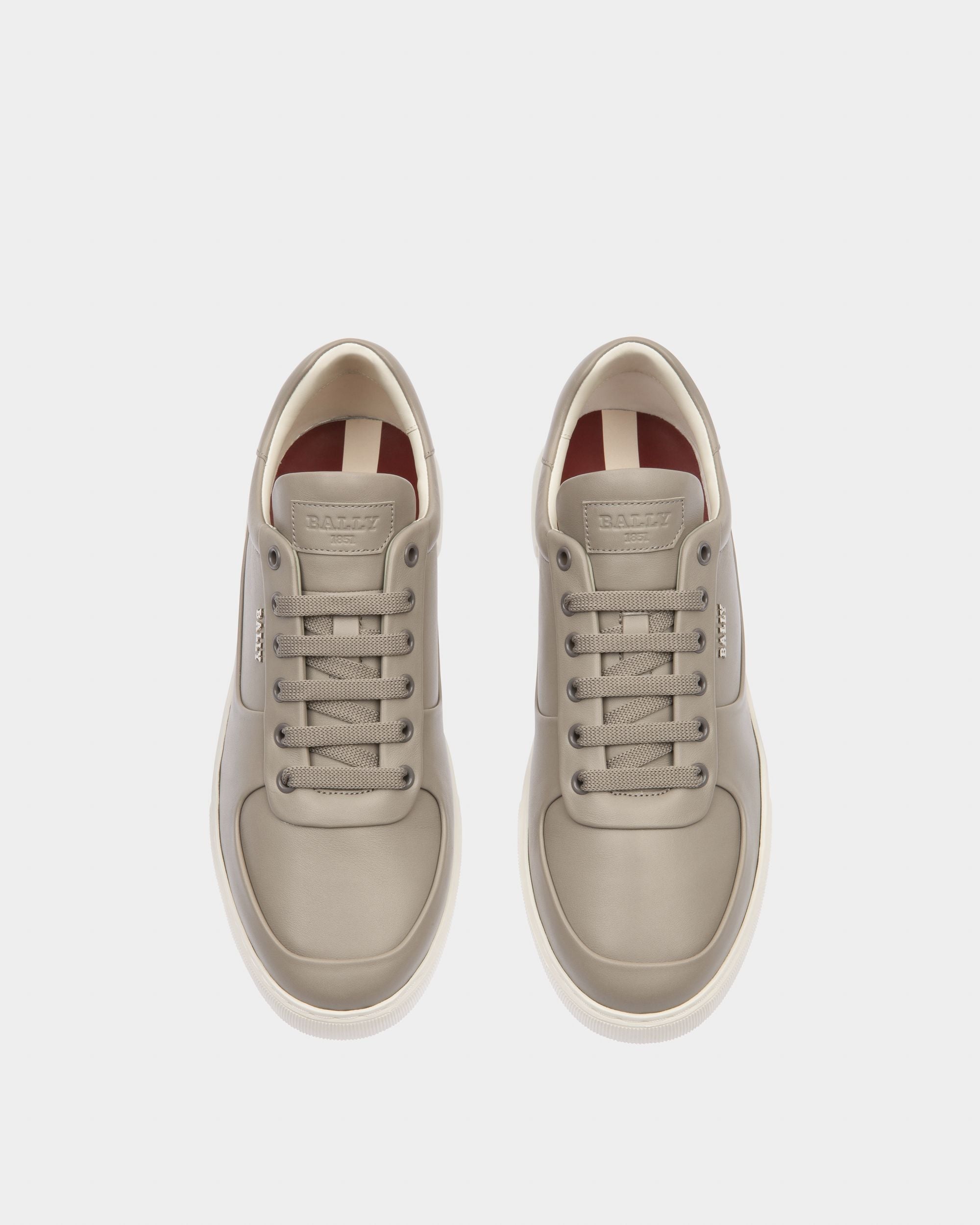 Manny Sneaker In Pelle Grigia - Uomo - Bally - 02