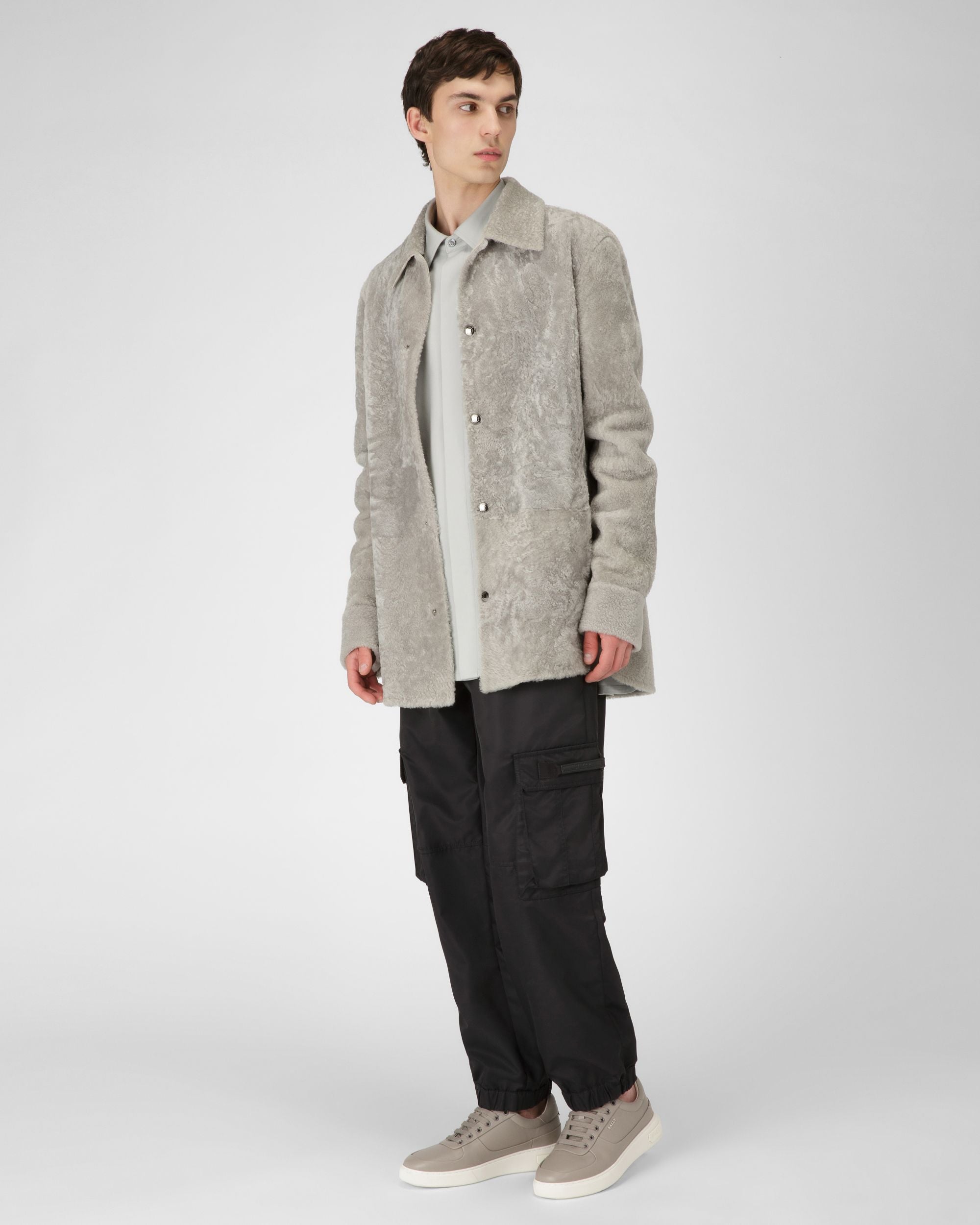 Manny Sneaker In Pelle Grigia - Uomo - Bally - 03