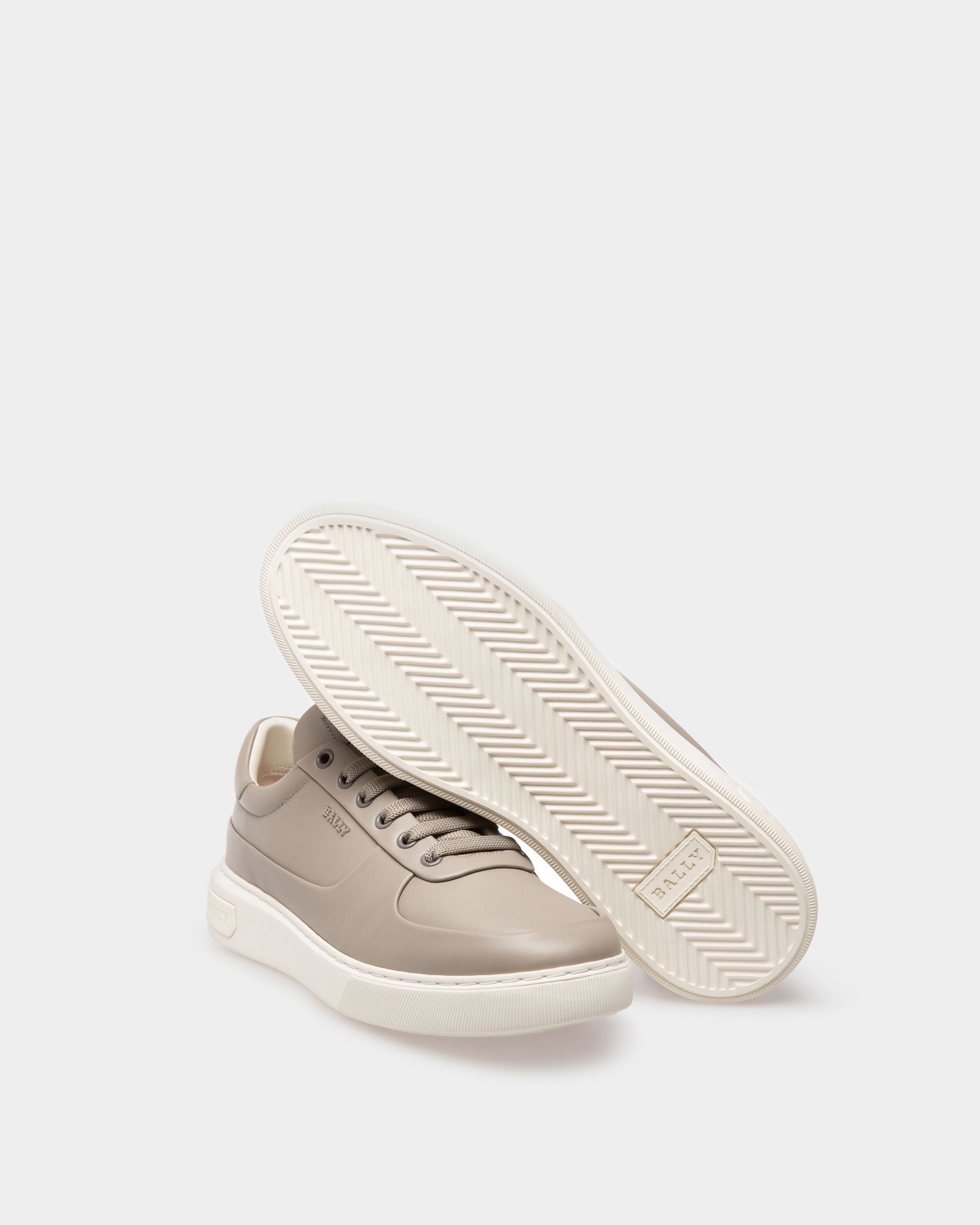 Manny Sneaker In Pelle Grigia - Uomo - Bally - 05