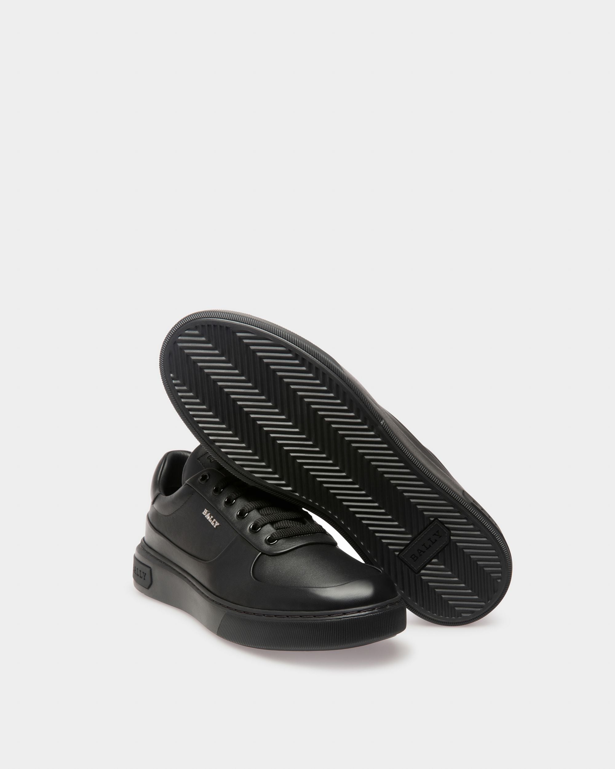 Manny Sneaker In Pelle Nera - Uomo - Bally - 05