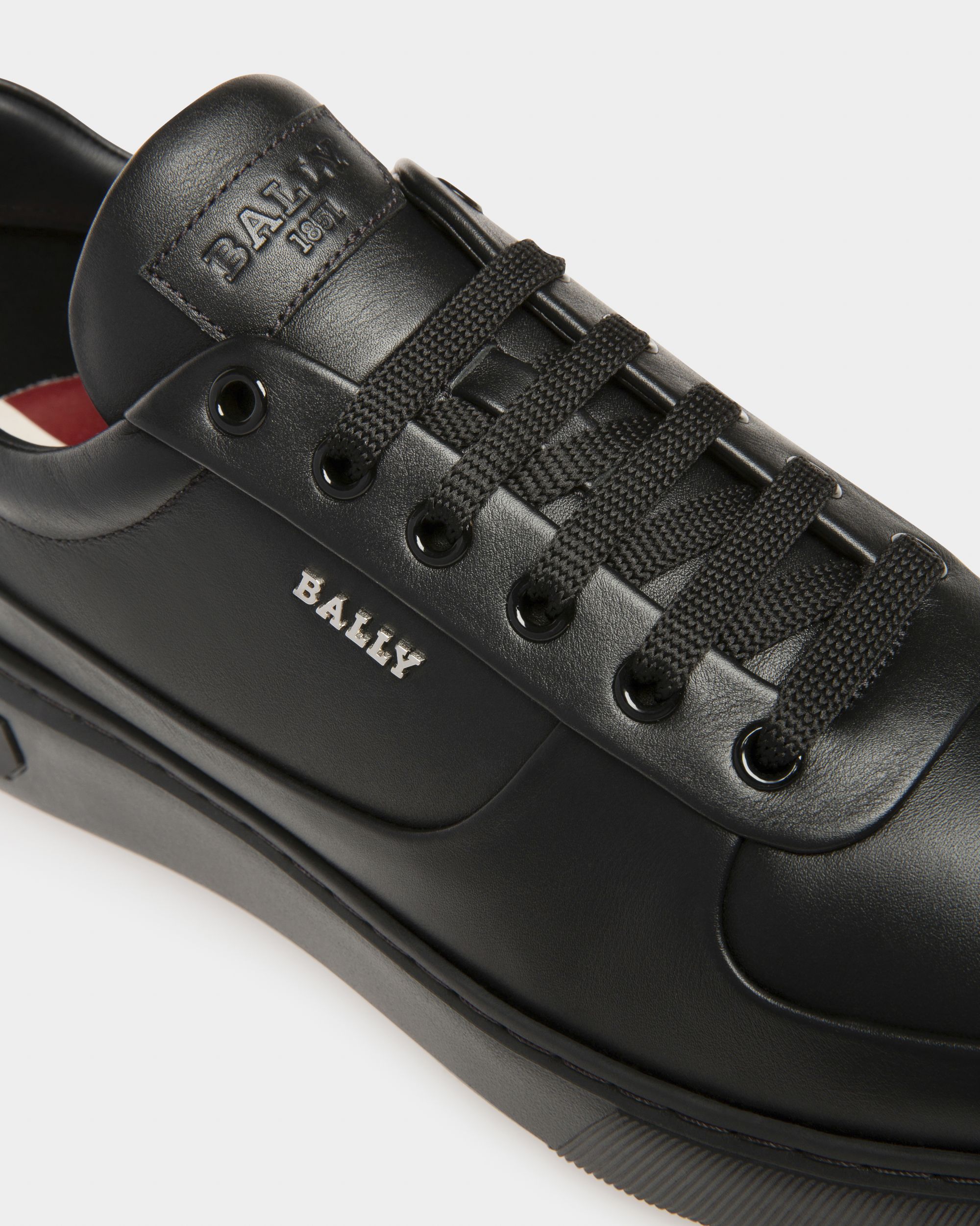Manny Sneaker In Pelle Nera - Uomo - Bally - 06