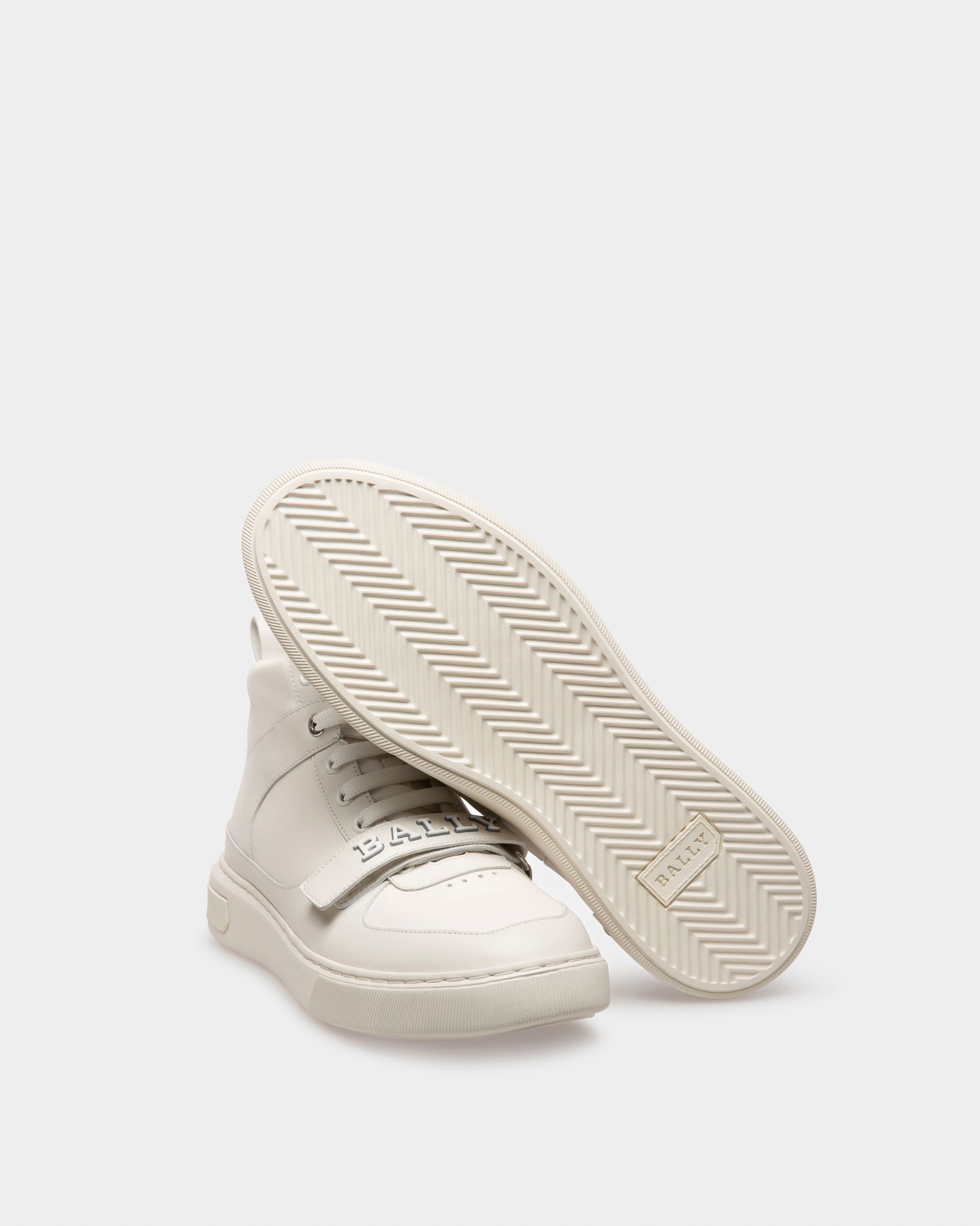 Merryk Sneakers In Pelle Bianca - Uomo - Bally - 05