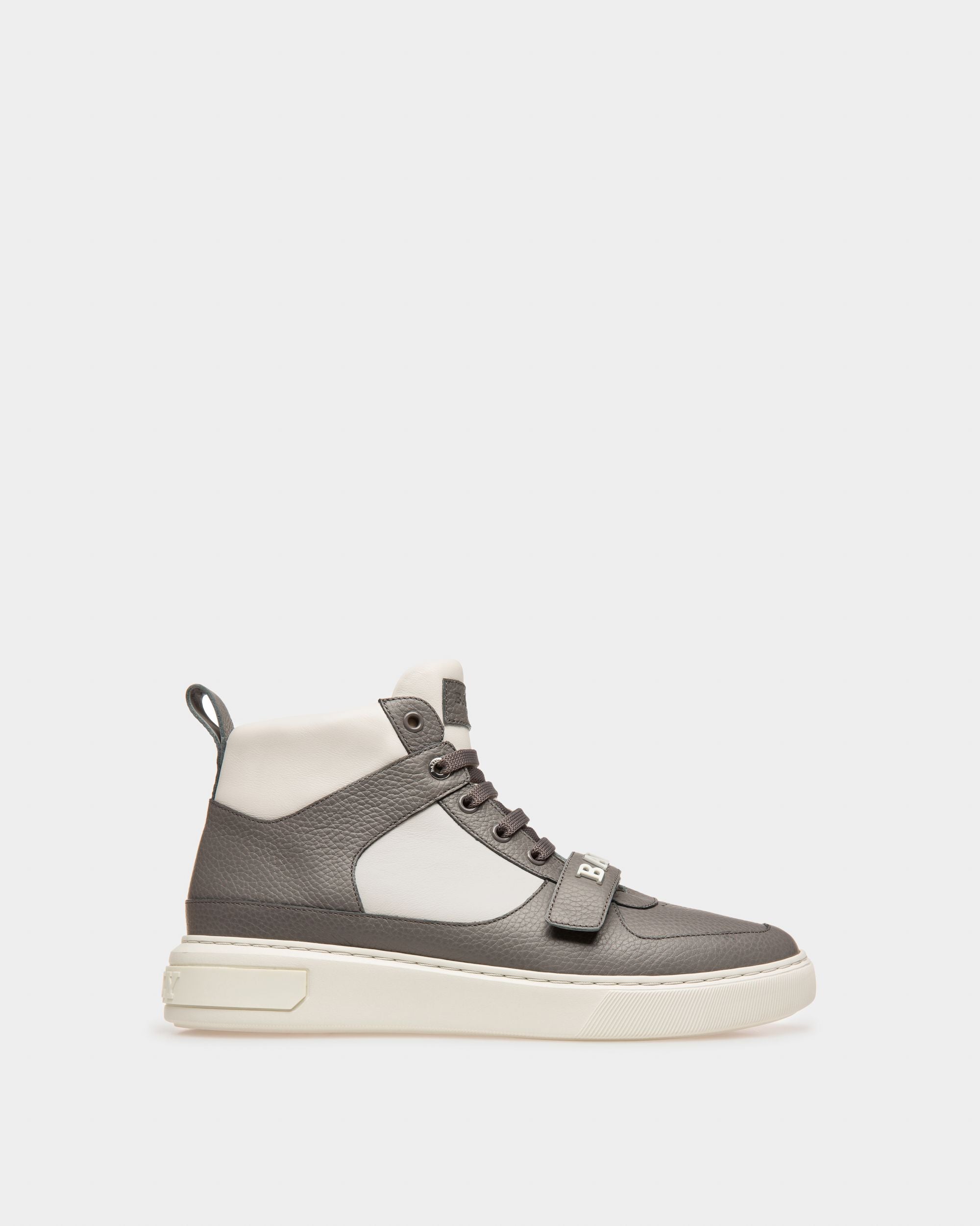 Merryk Sneakers In Pelle Grigia E Rossa - Uomo - Bally - 01