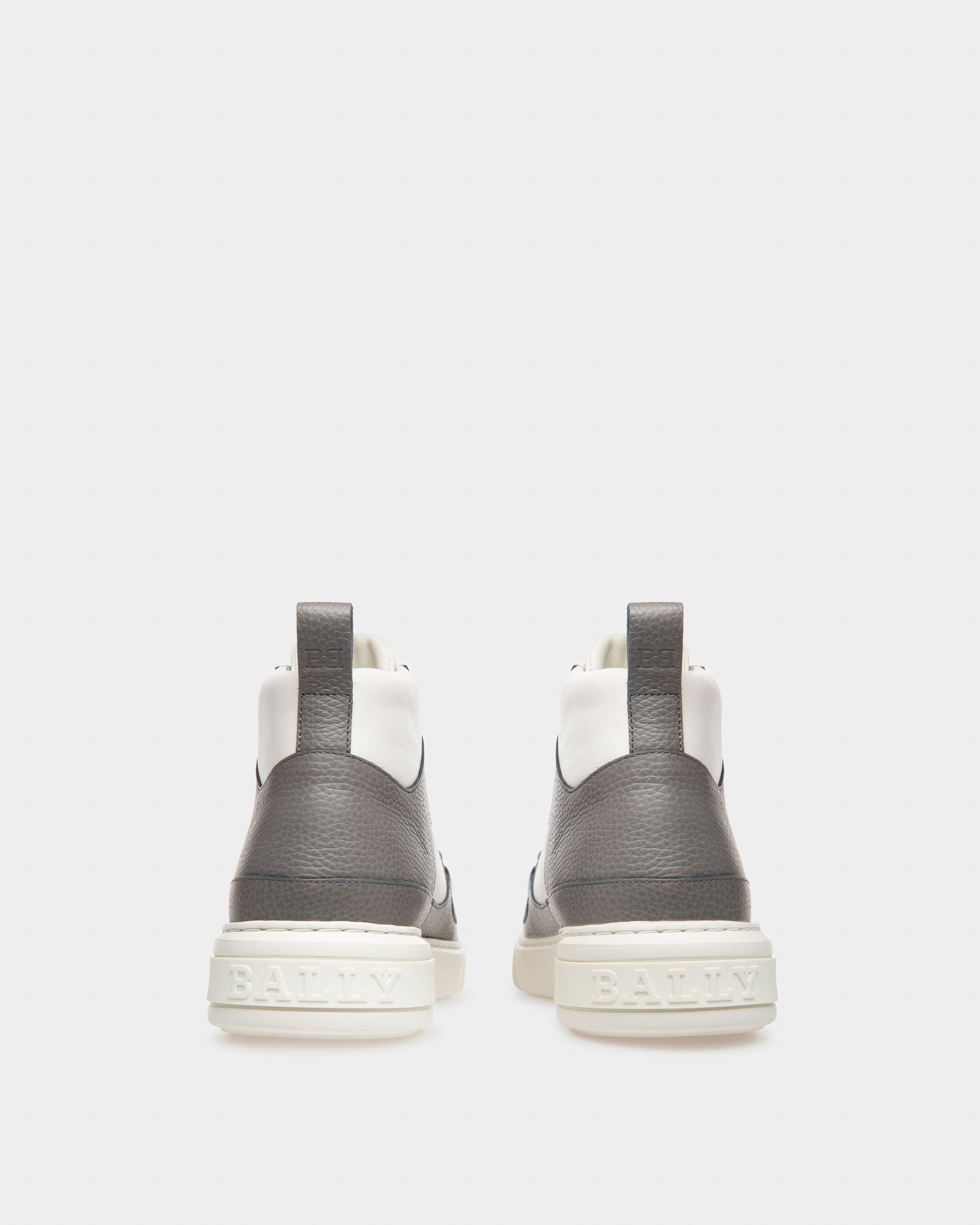 Merryk Sneakers In Pelle Grigia E Rossa - Uomo - Bally - 04