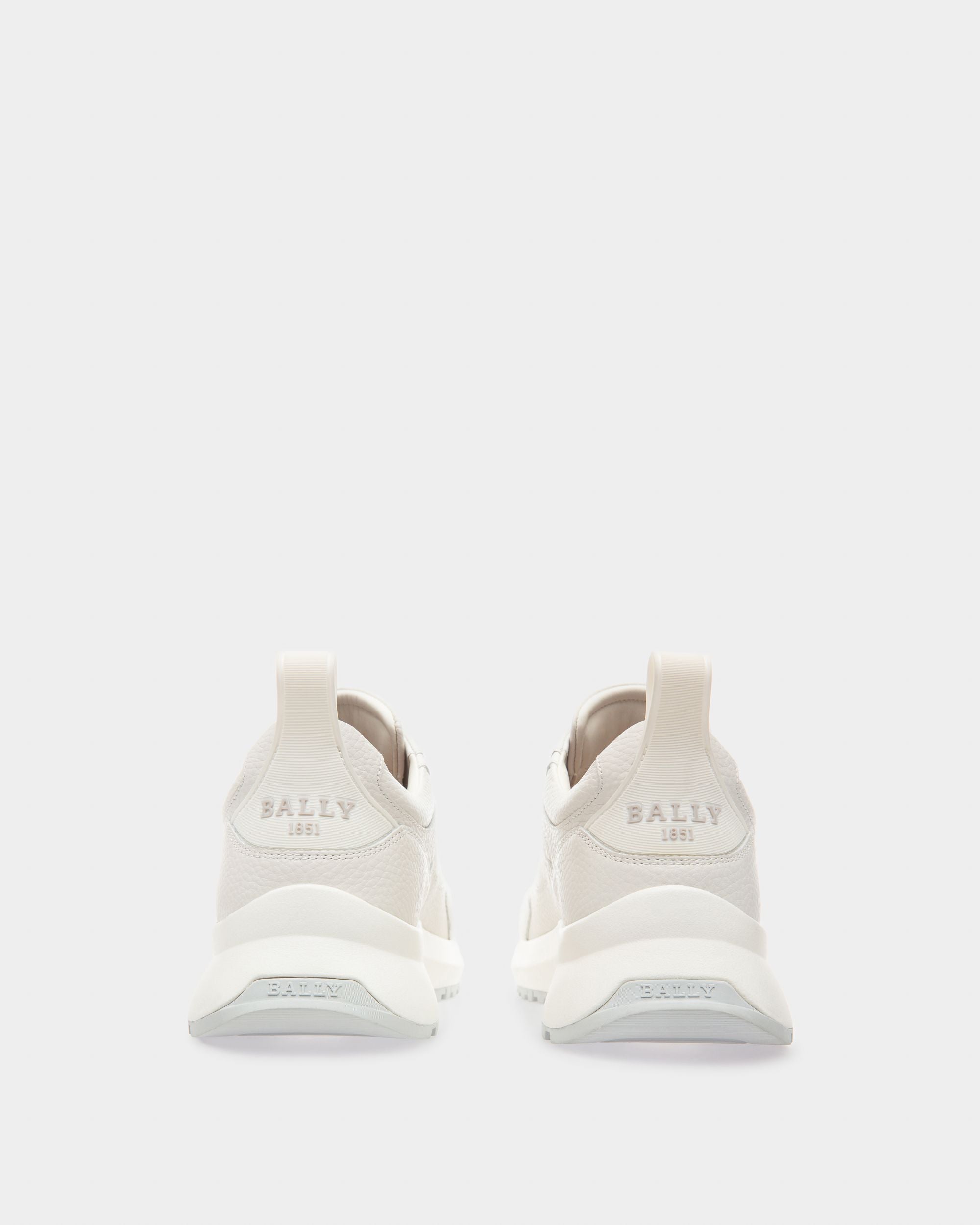 Dave Sneakers In Pelle Bianca - Uomo - Bally - 04