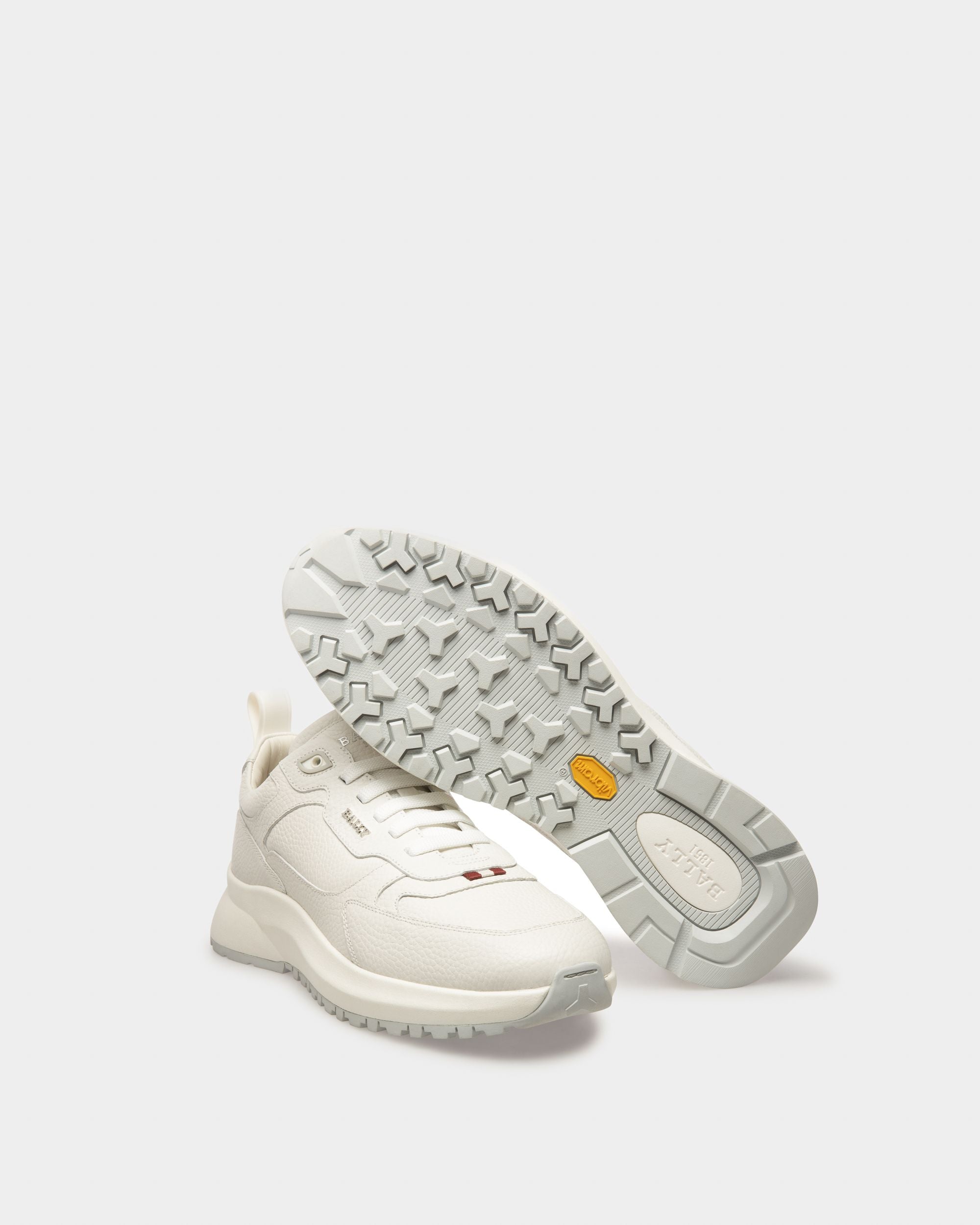 Dave Sneakers In Pelle Bianca - Uomo - Bally - 05