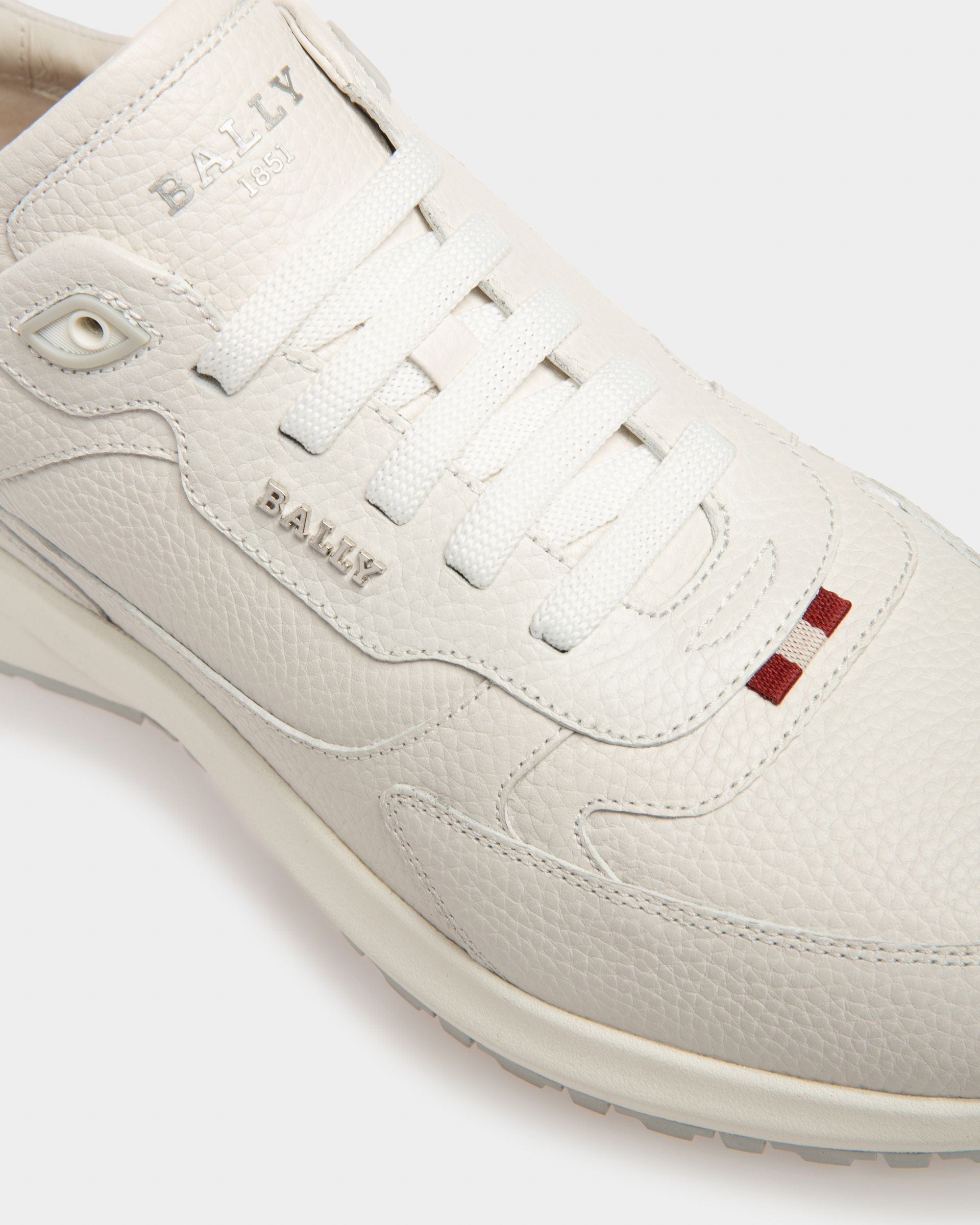Dave Sneakers In Pelle Bianca - Uomo - Bally - 06