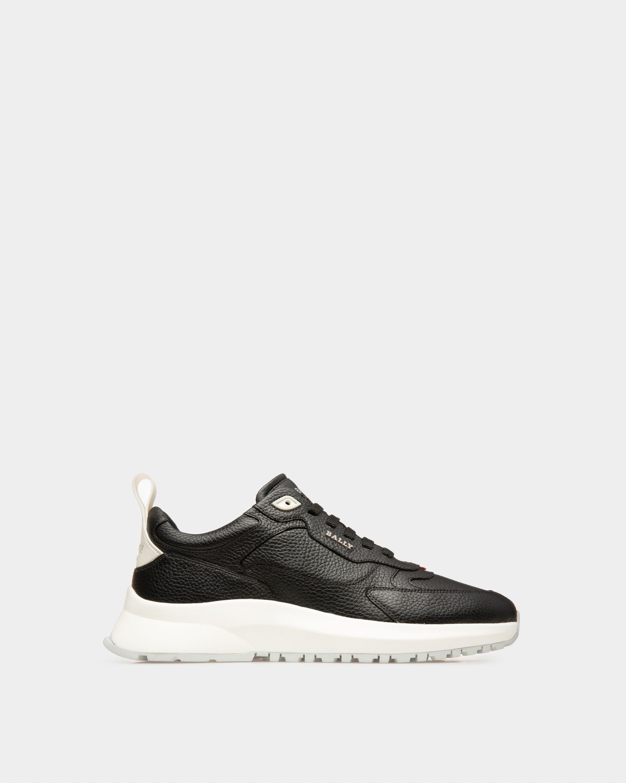 Dave Sneakers In Pelle Nera - Uomo - Bally - 01