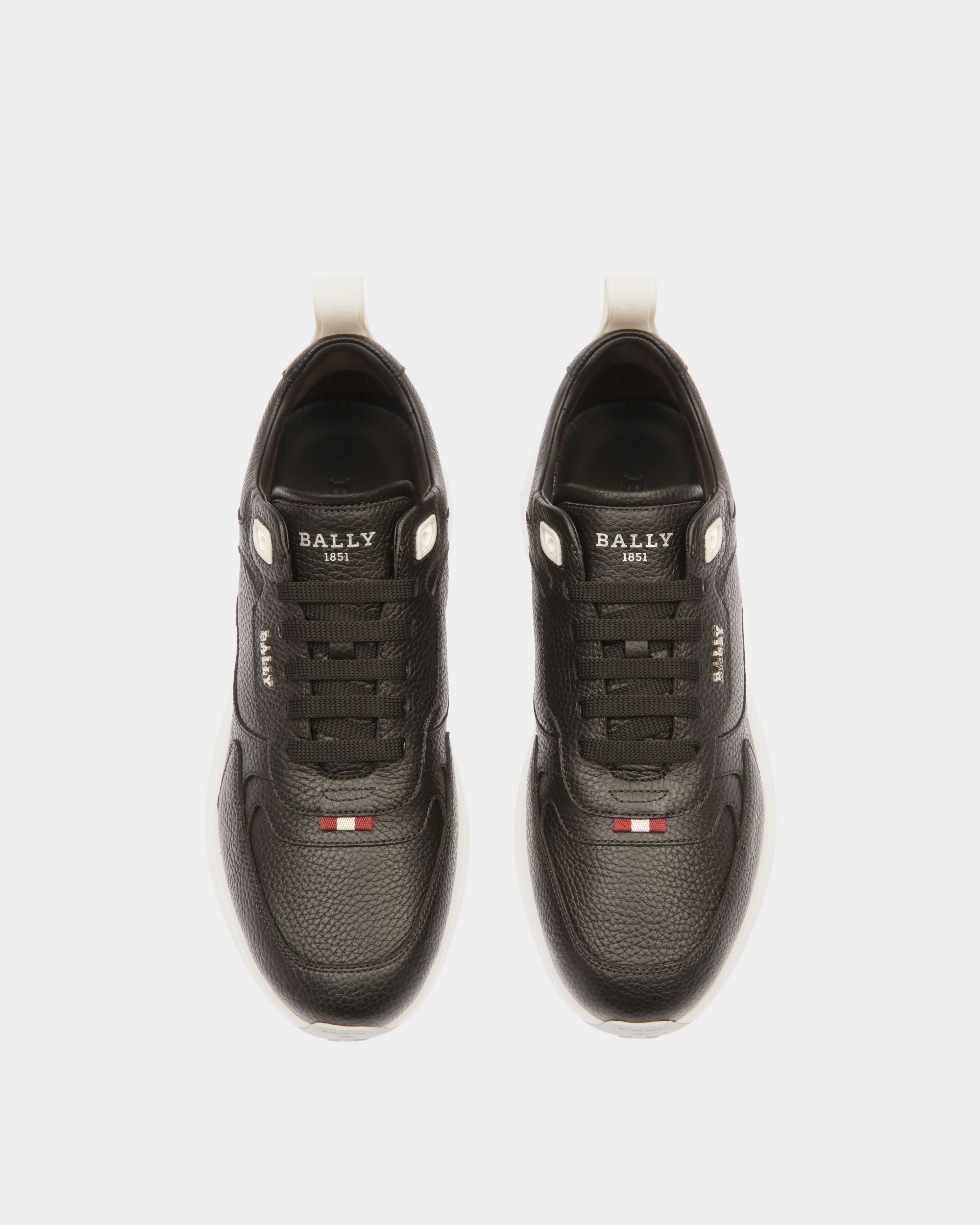 Dave Sneakers In Pelle Nera - Uomo - Bally - 03