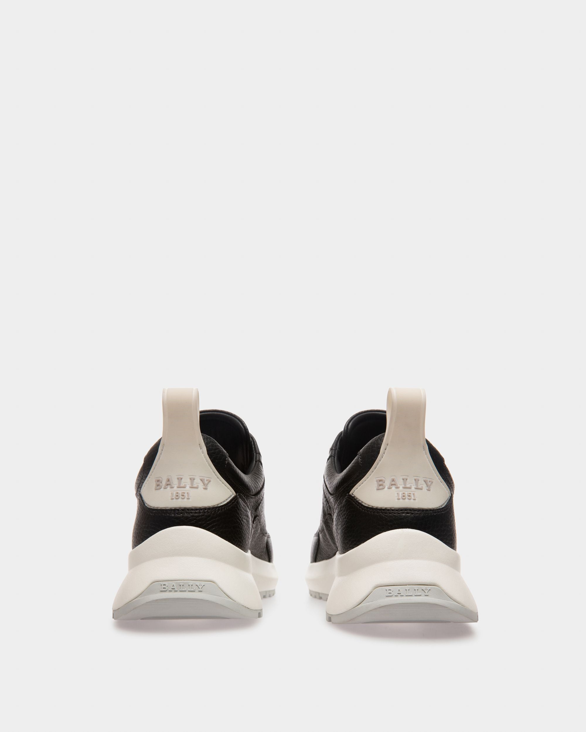 Dave Sneakers In Pelle Nera - Uomo - Bally - 04