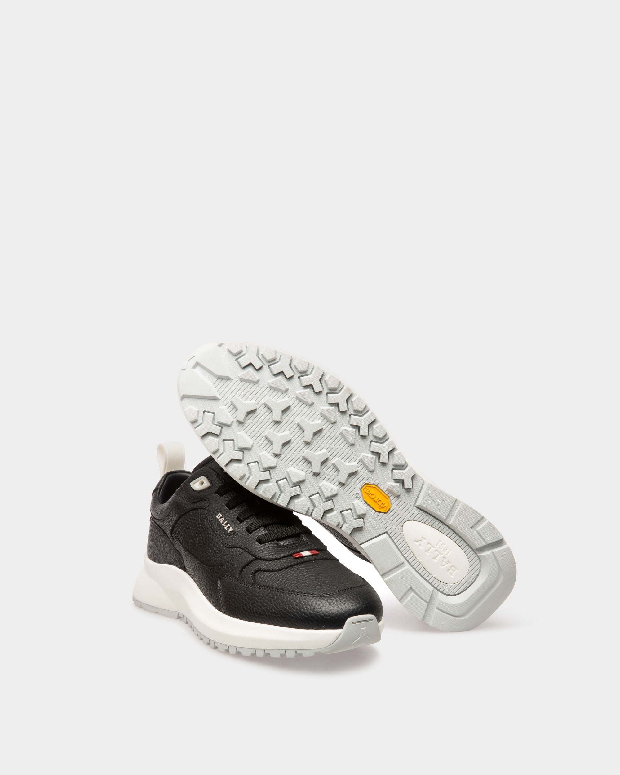 Dave Sneakers In Pelle Nera - Uomo - Bally - 05