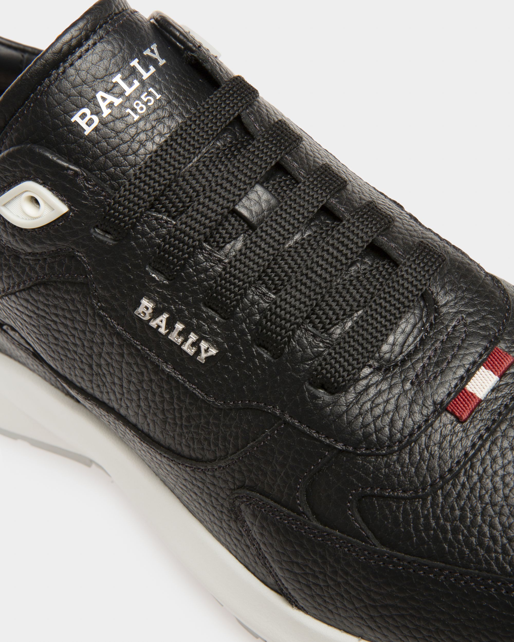 Dave Sneakers In Pelle Nera - Uomo - Bally - 06