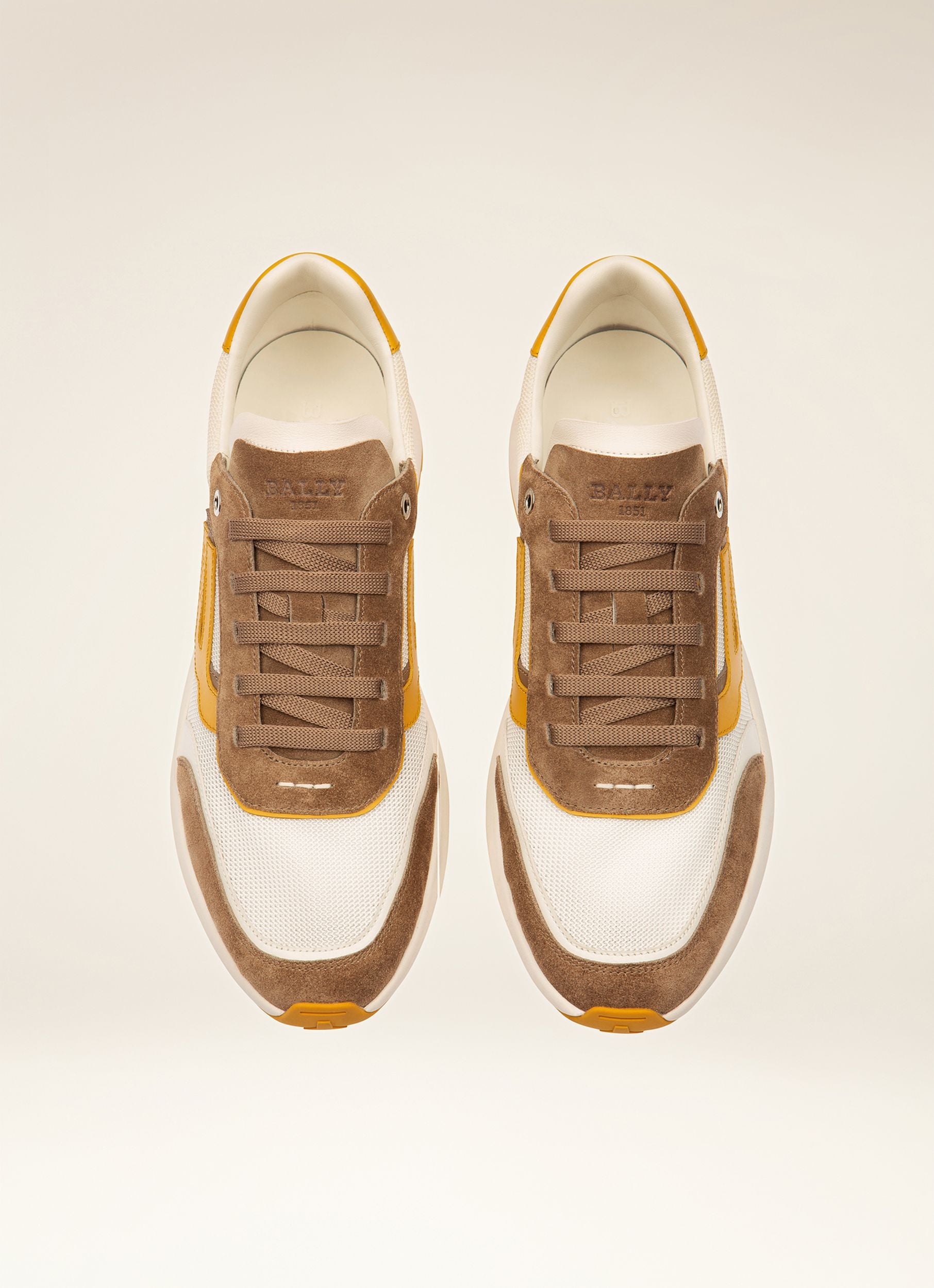 Demmy Sneaker In Rete E Pelle Grigio Talpa E Bianco - Uomo - Bally - 04