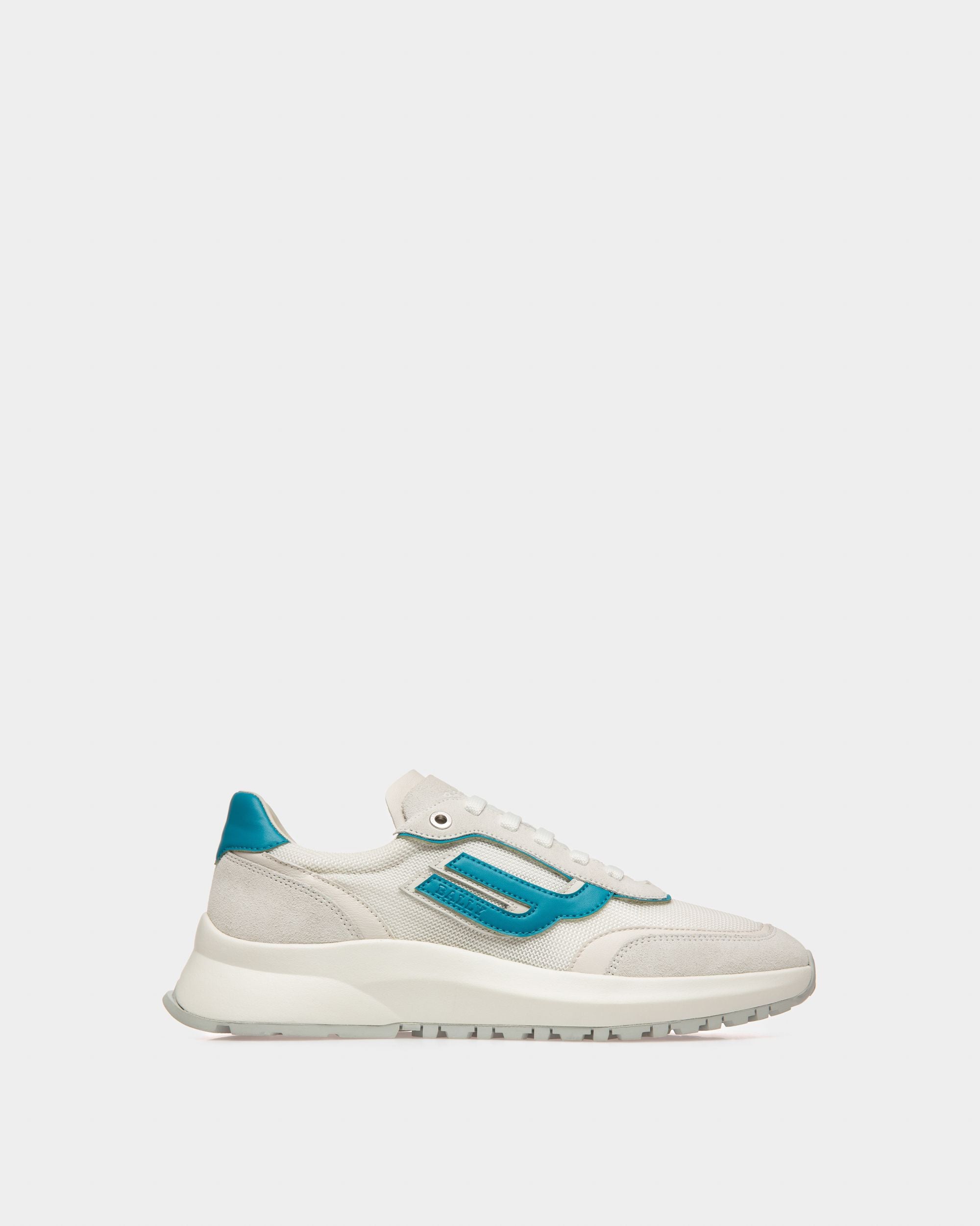 Demmy Sneaker In Mesh E Pelle Bianca - Uomo - Bally - 01