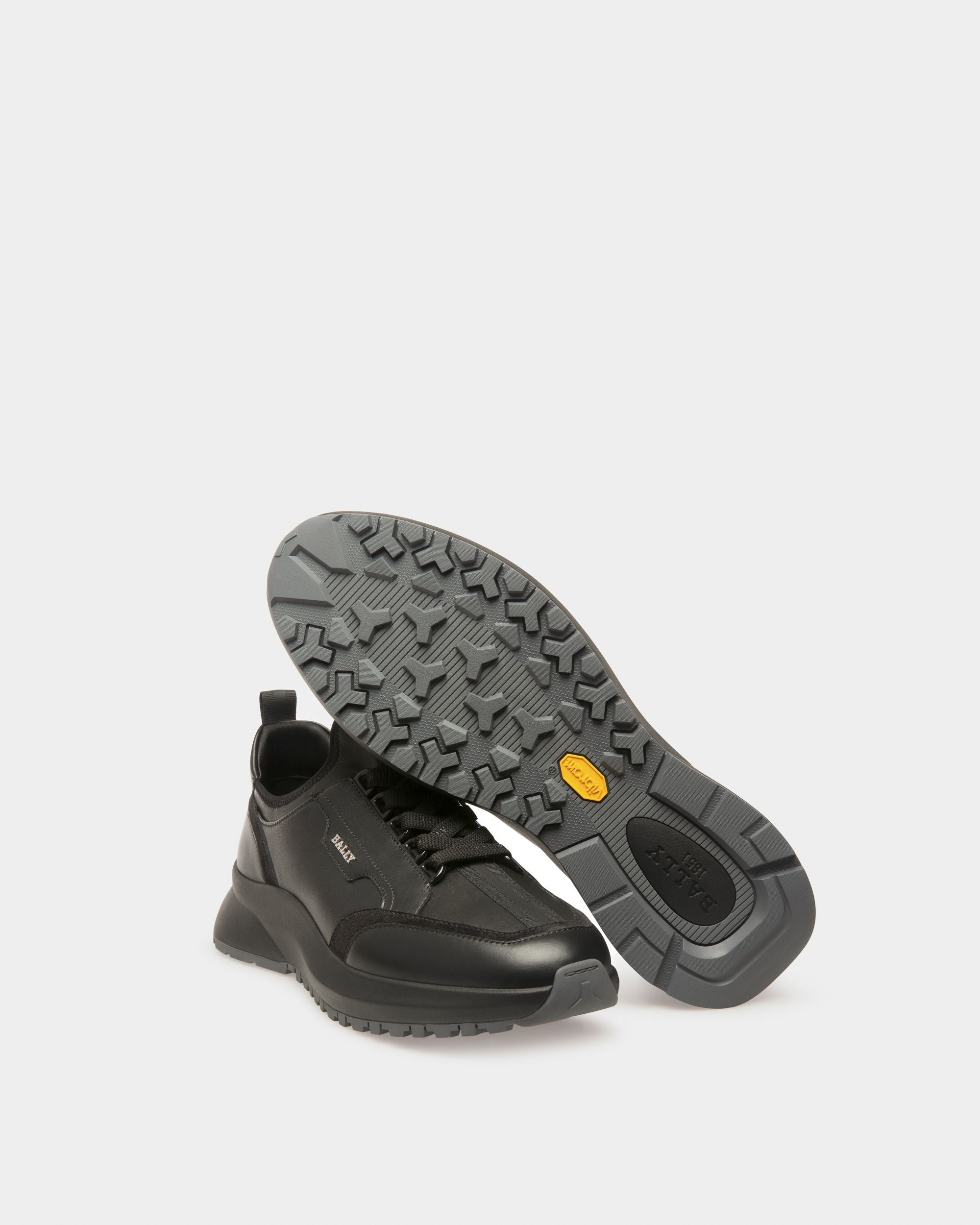 Deven Sneaker In Pelle Nera - Uomo - Bally - 05