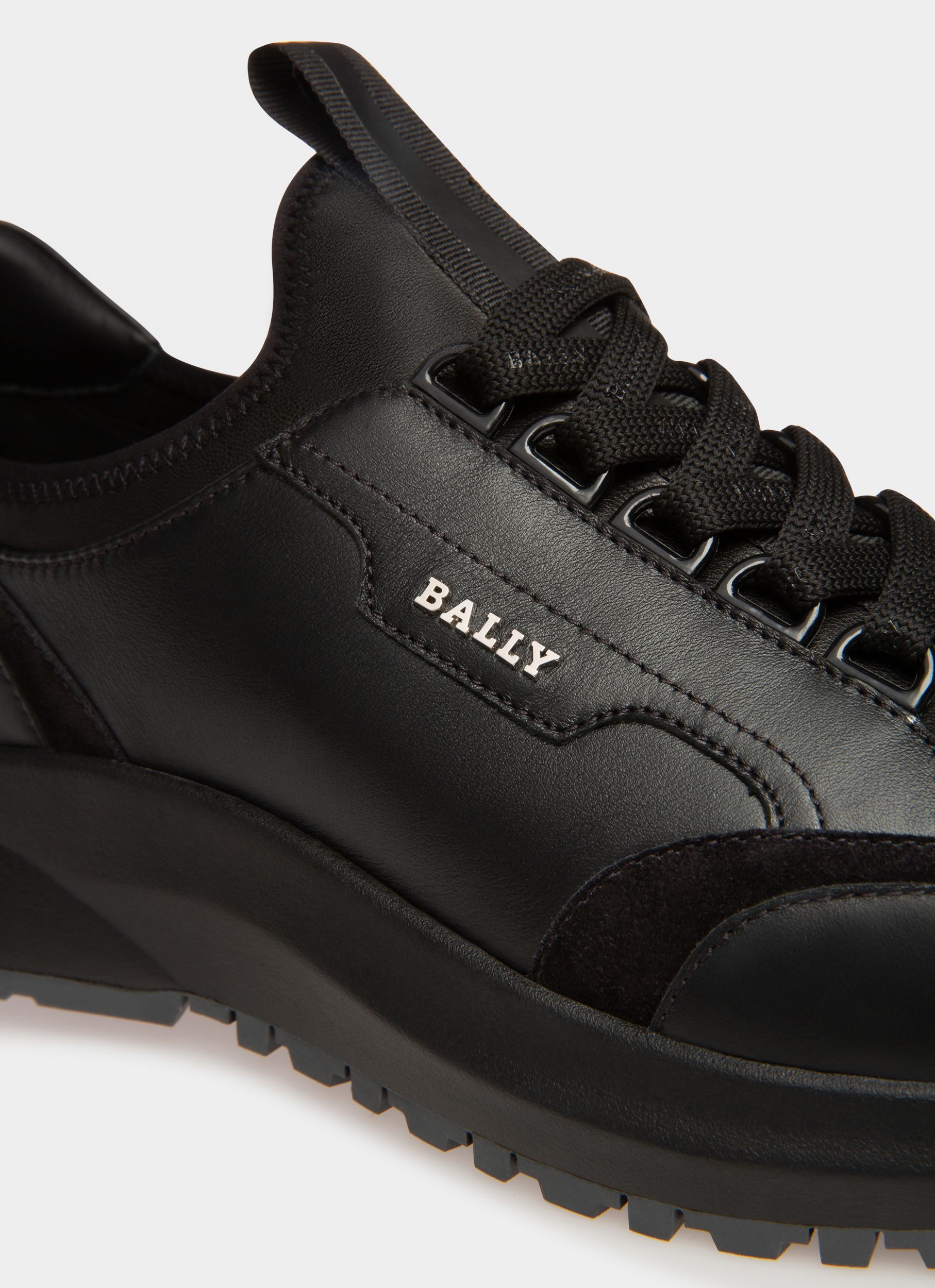 Deven Sneaker In Pelle Nera - Uomo - Bally - 06