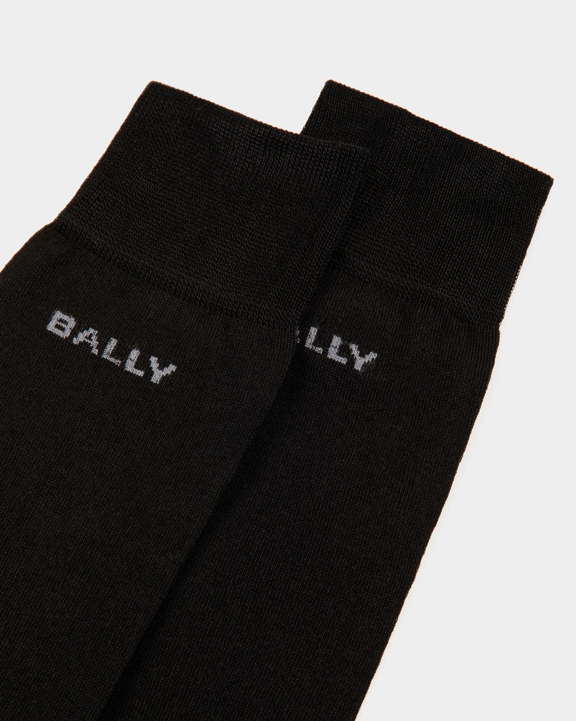 Calze In Cotone Nero - Uomo - Bally - 02