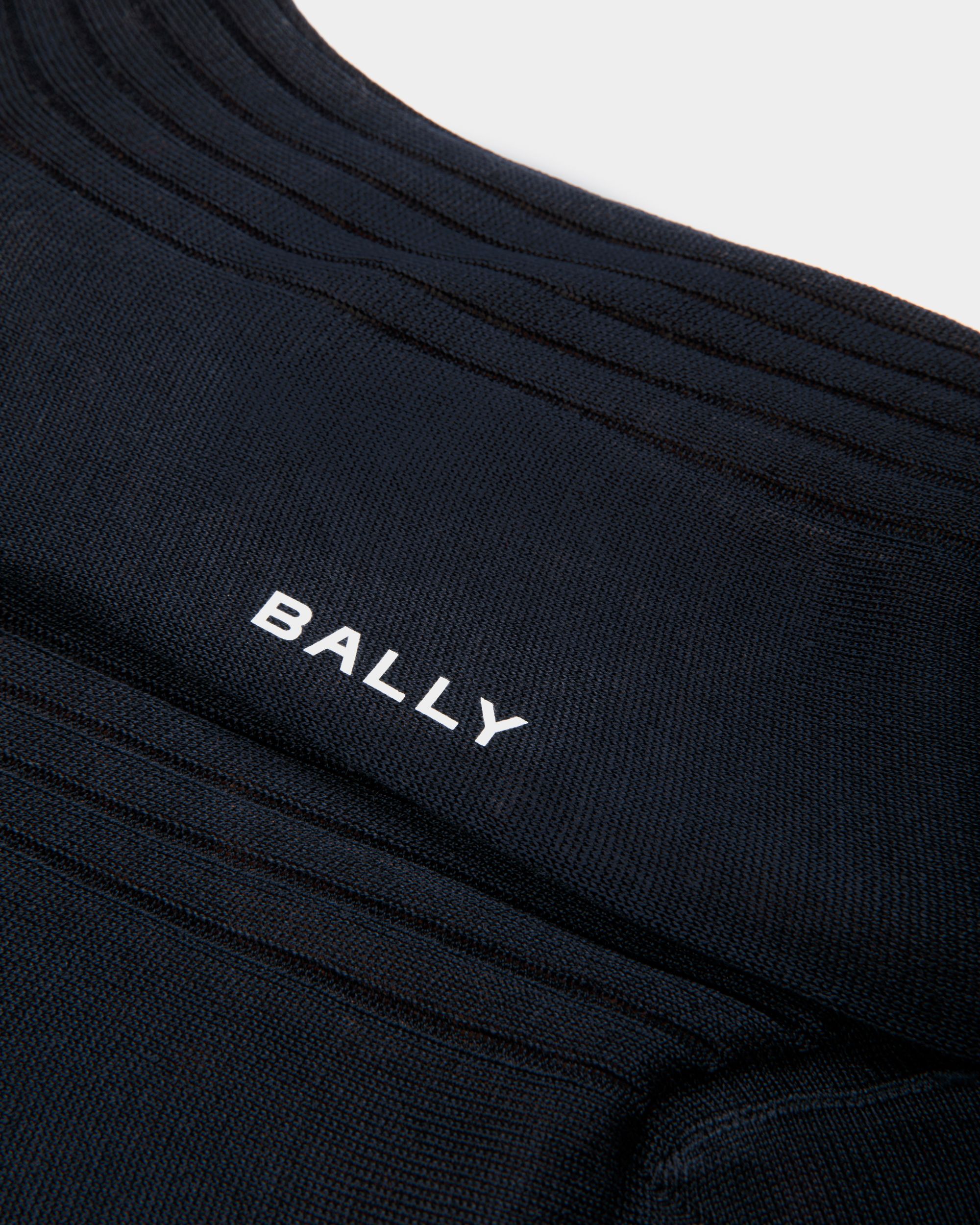 Calze In Cotone Navy Blue - Uomo - Bally - 02