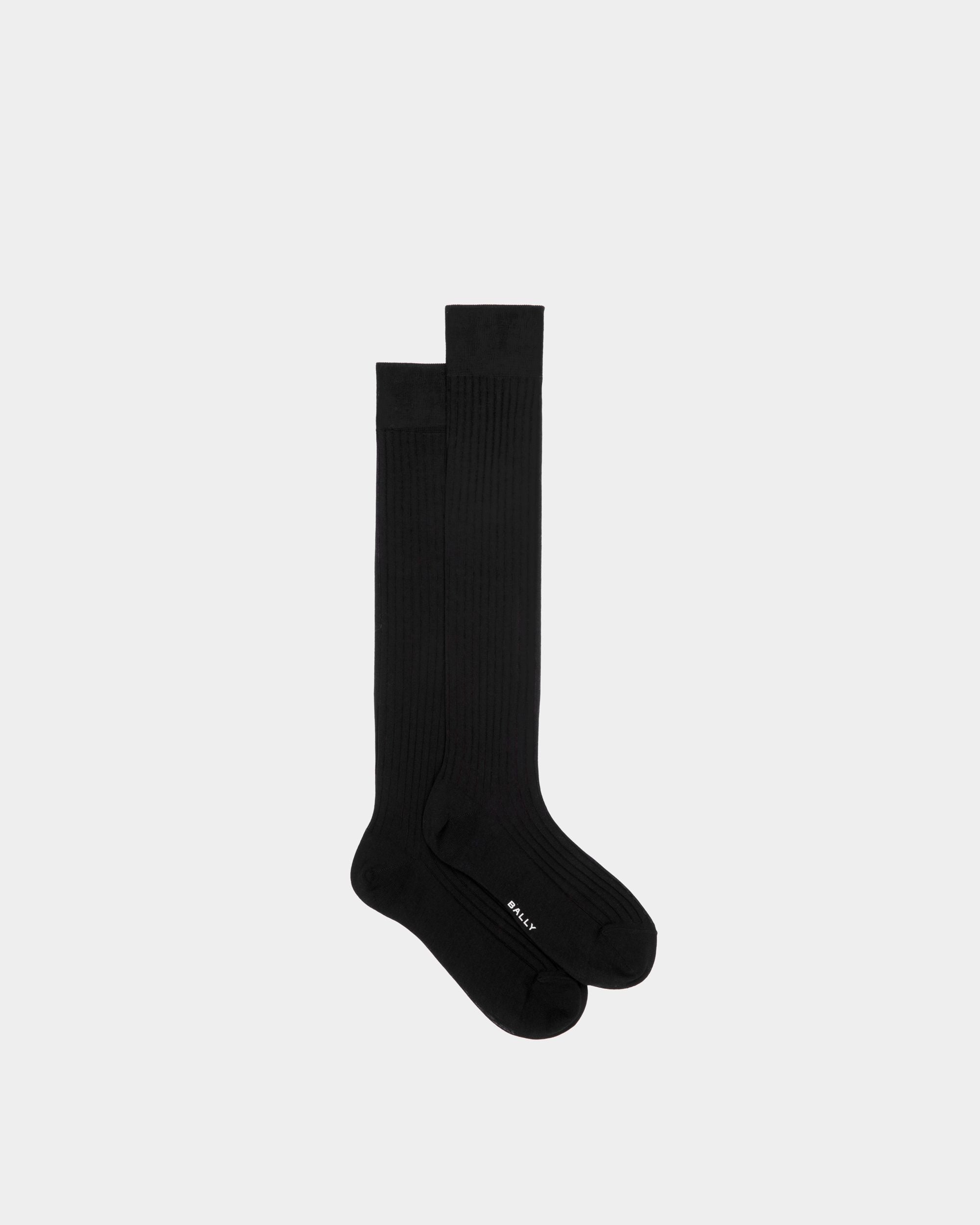 Calze In Cotone Nero - Uomo - Bally - 01