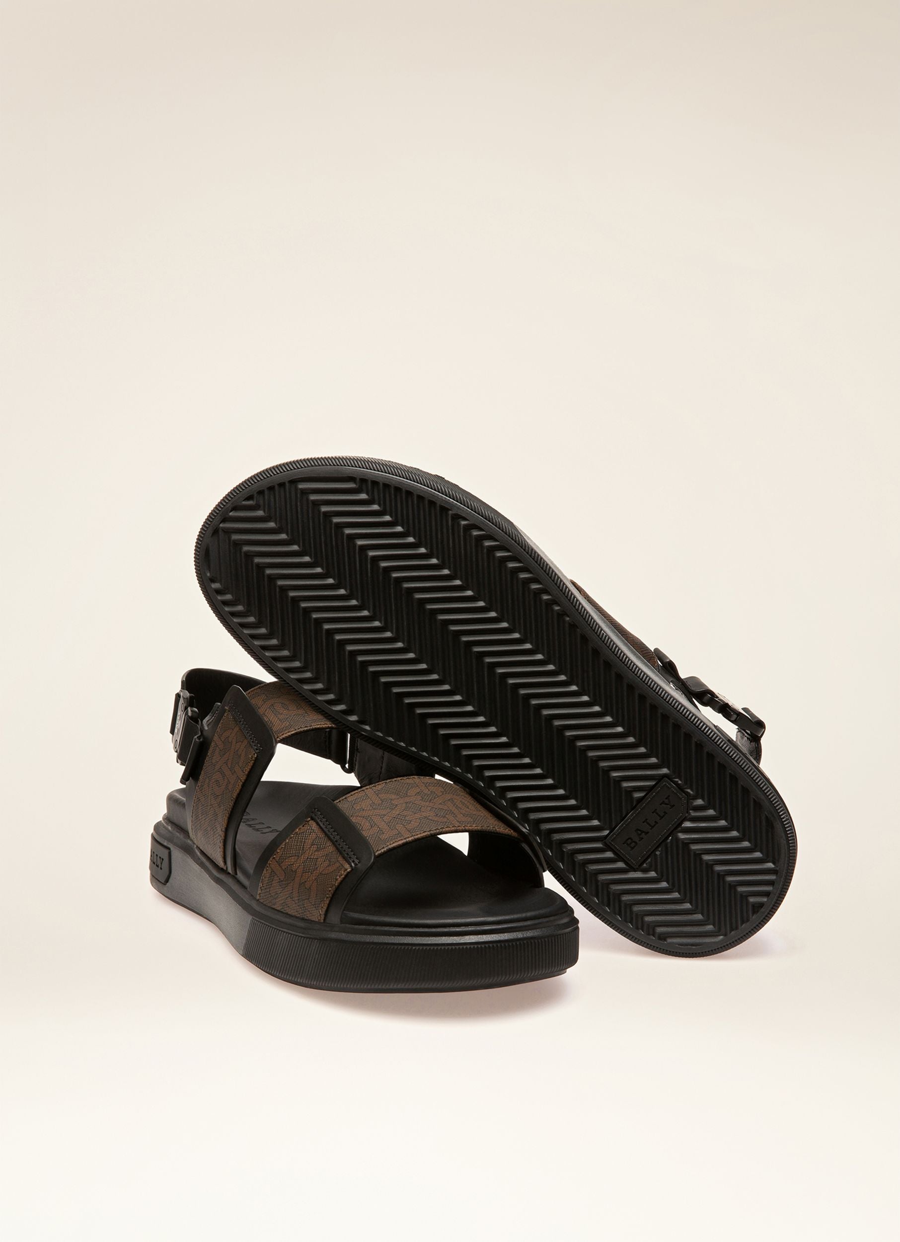 Jaron Sandali In Tpu Marrone - Uomo - Bally - 05