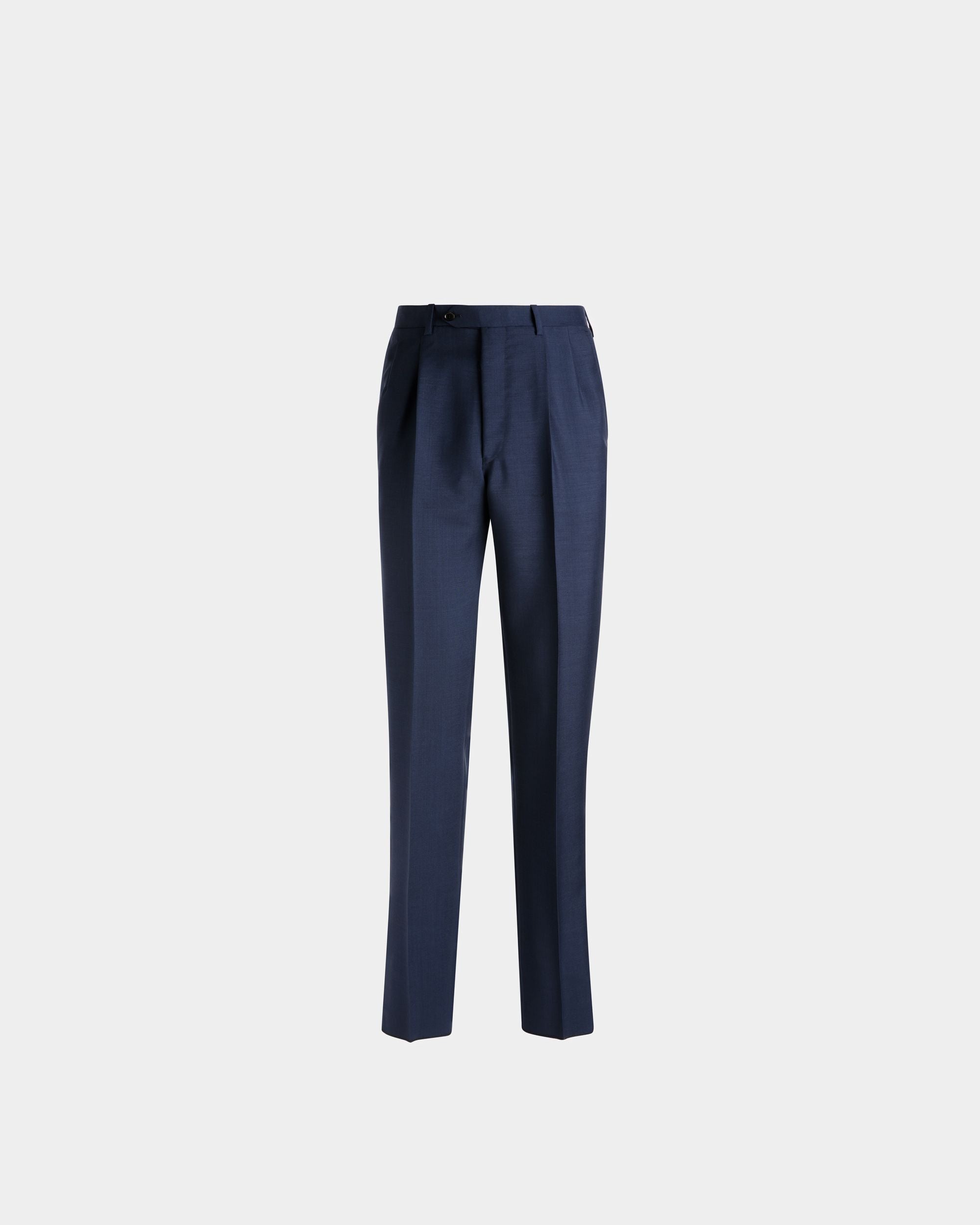 Pantalone A Gamba Dritta In Misto Lana - Uomo - Bally - 01