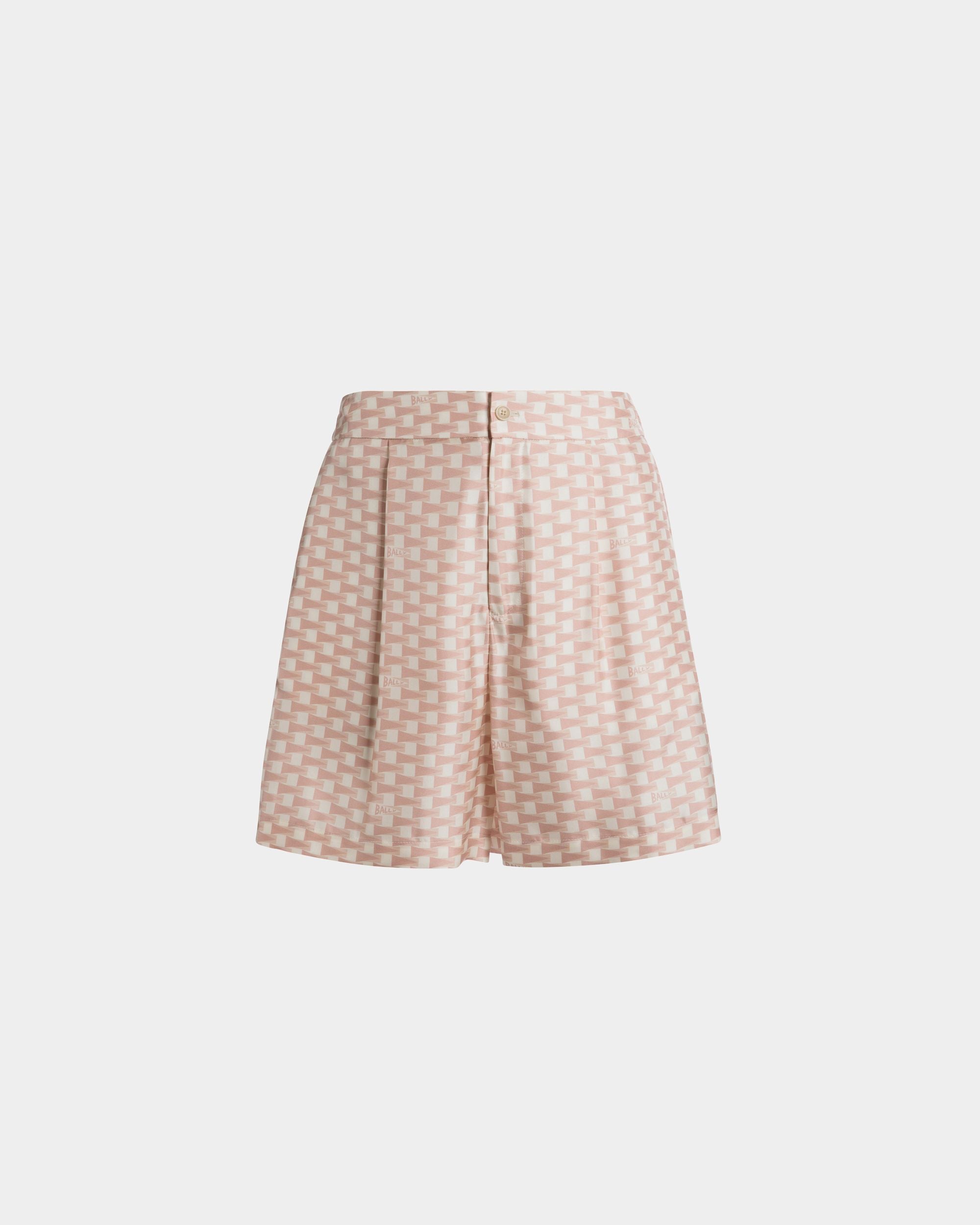 Shorts Pennant In Seta Dusty Petal - Uomo - Bally - 01