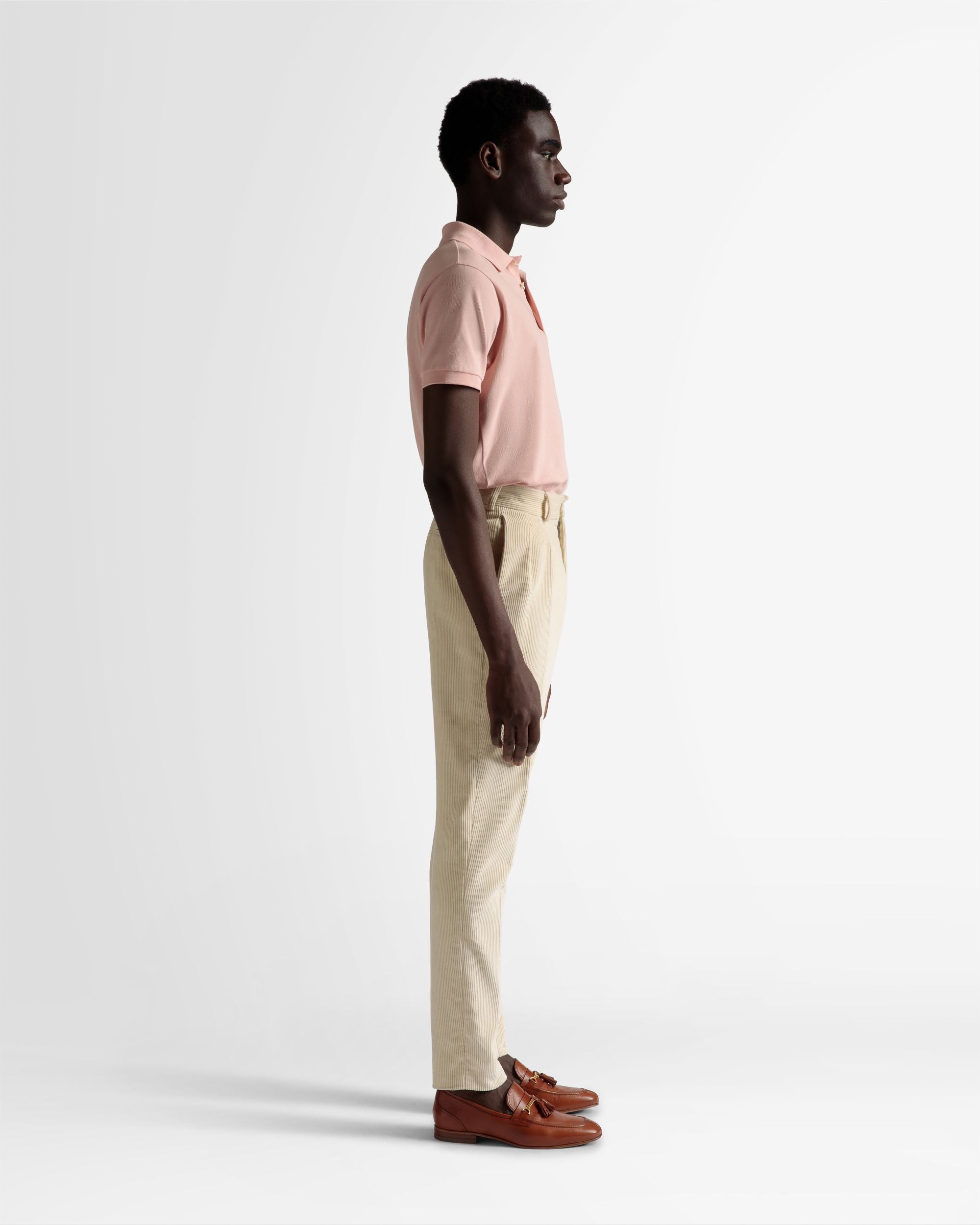 Pantalone Dal Taglio Sartoriale A Gamba Dritta In Lana Avorio - Uomo - Bally - 05