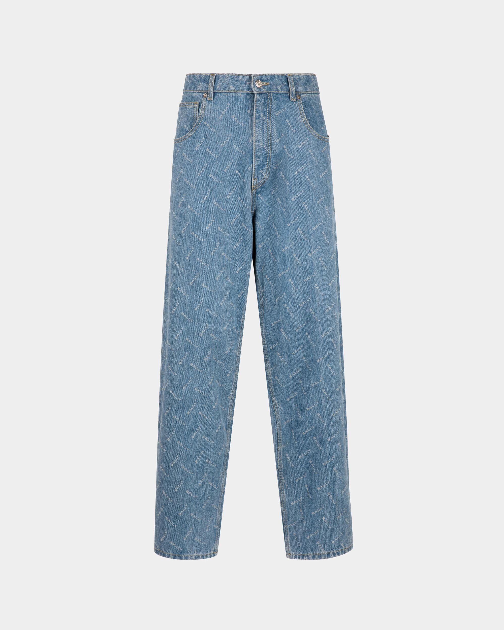 Pantalone In Cotone Denim Azzurro - Uomo - Bally - 01