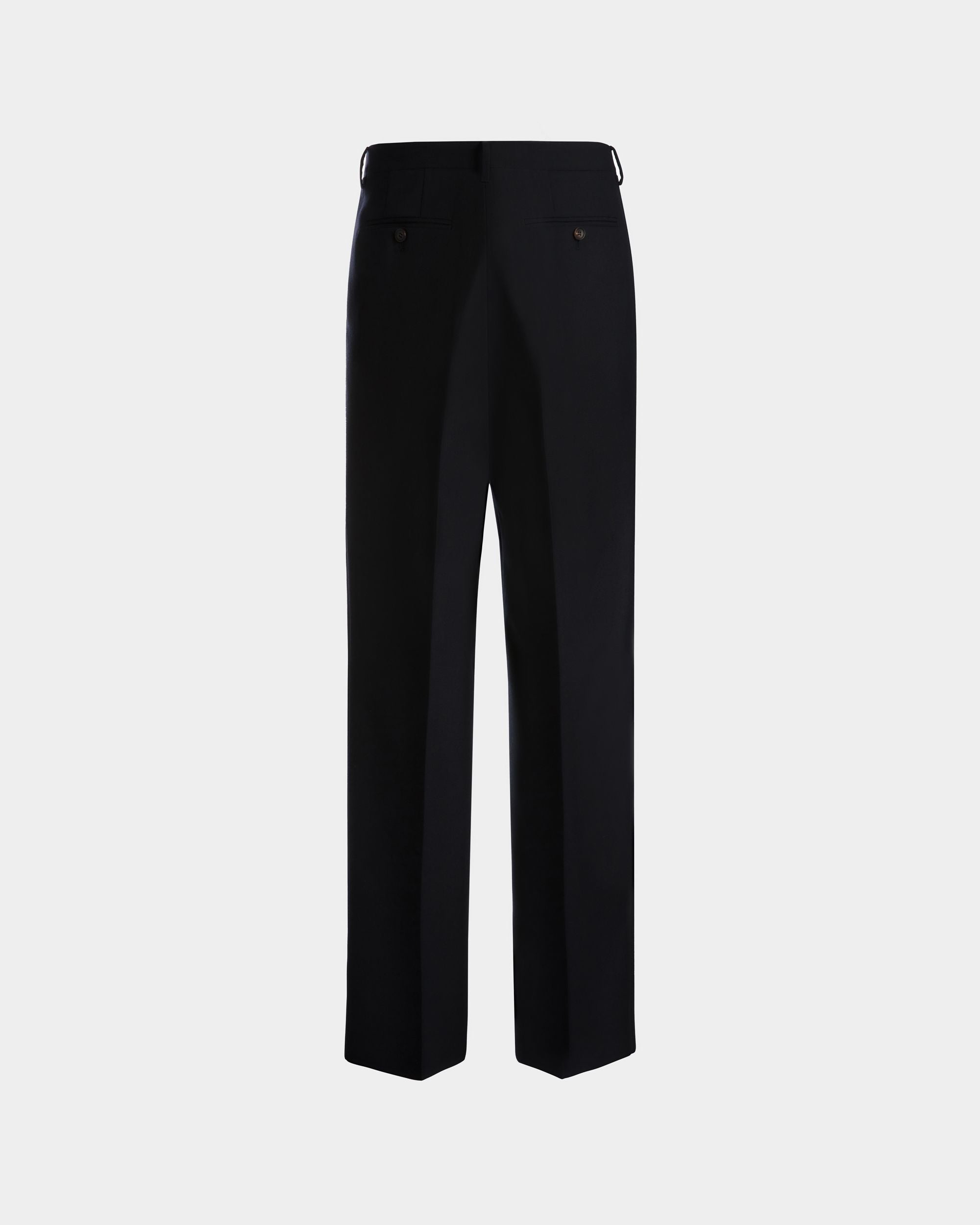 Pantalone In Misto Lana Navy Blue - Uomo - Bally - 07