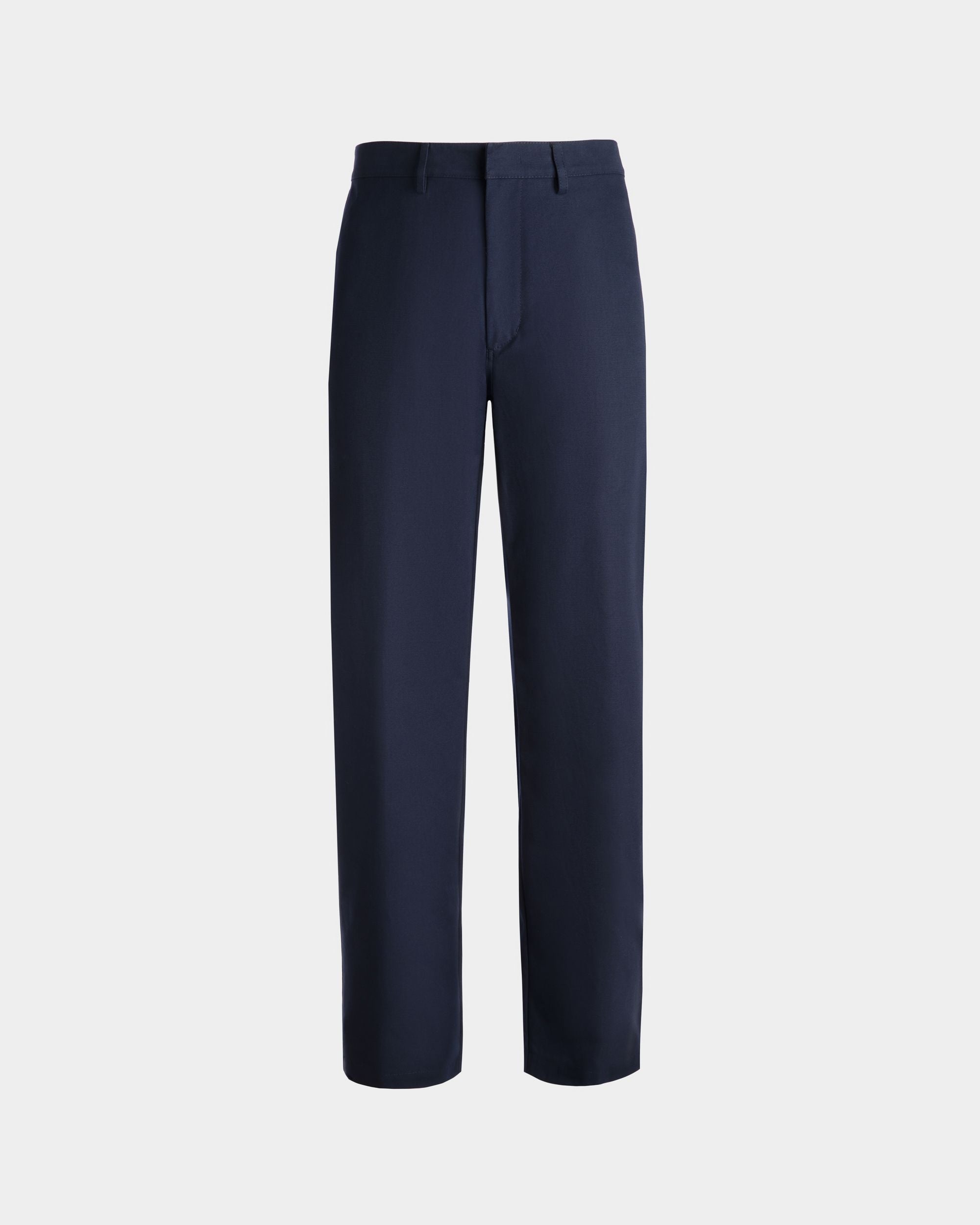 Pantalone In Cotone Blu Scuro - Uomo - Bally - 01