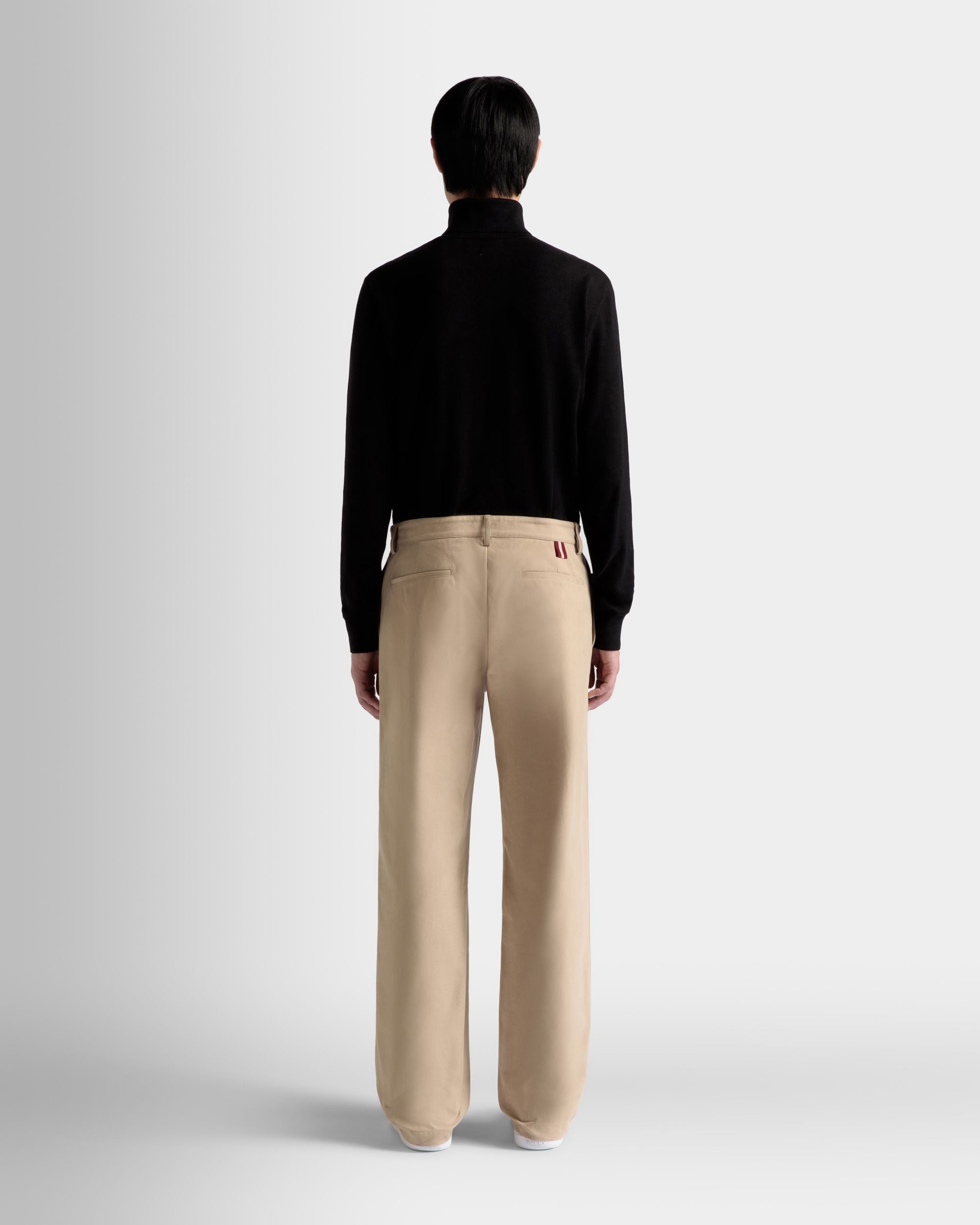 Pantalone In Cotone Color Cammello - Uomo - Bally - 06