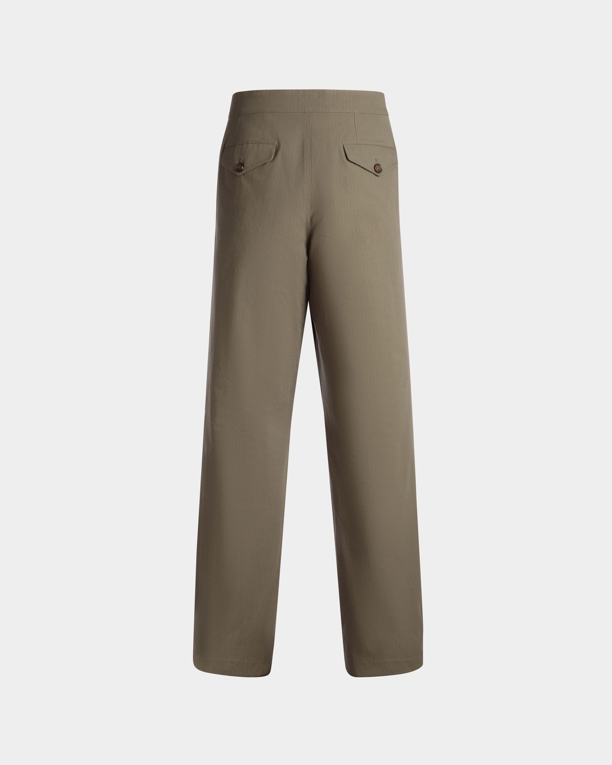 Pantalone Adrien Brody Travel Collection In Cotone Military Green - Uomo - Bally - 09