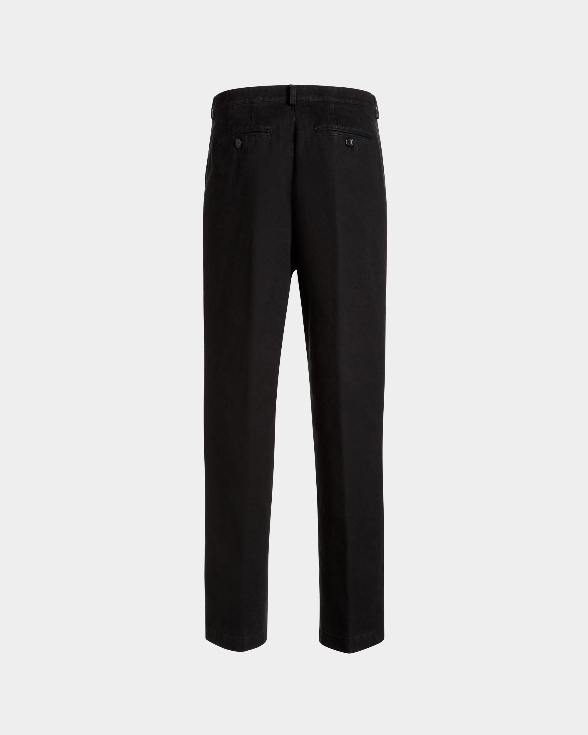 Pantalone In Cotone Nero - Uomo - Bally - 07