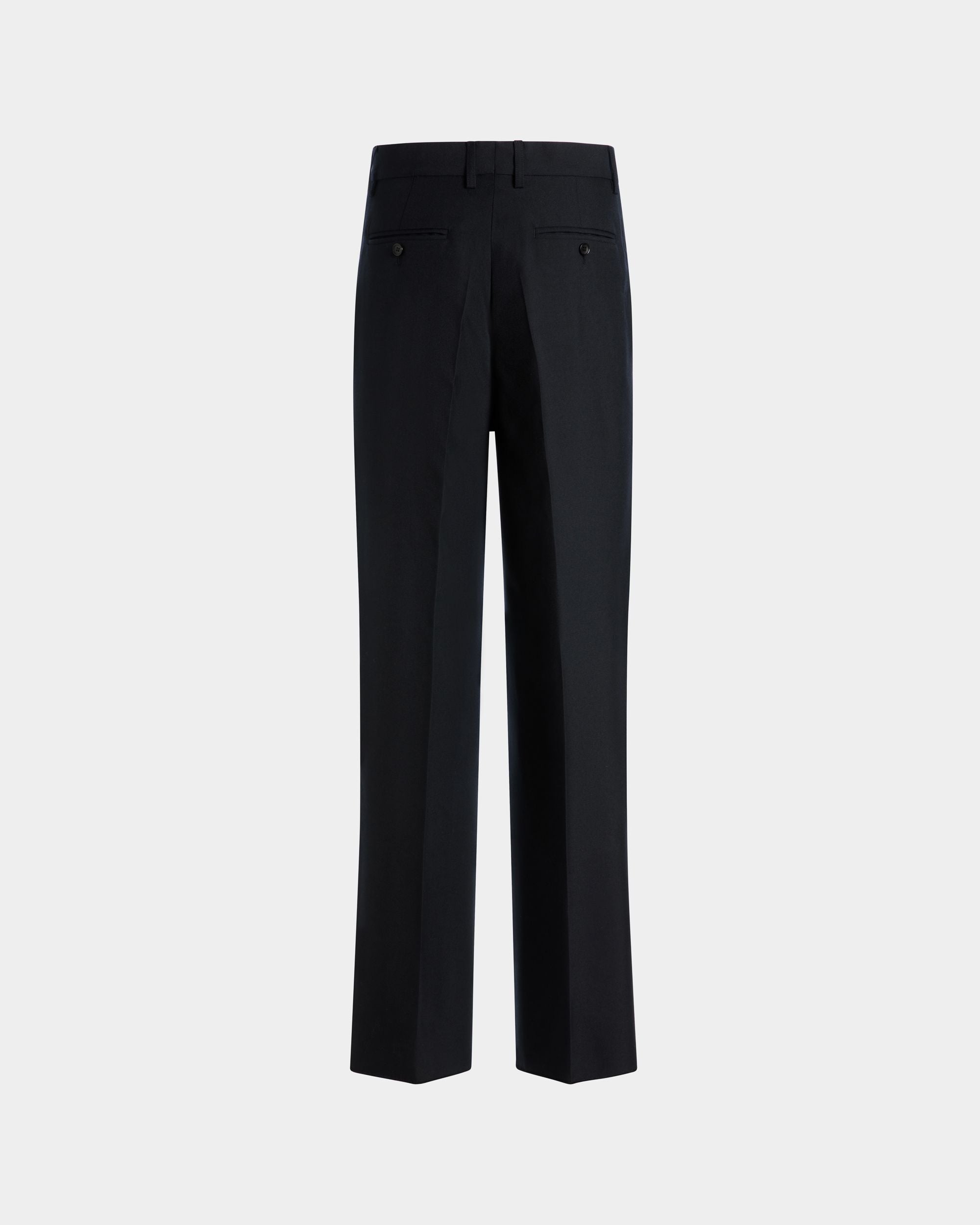 Pantalone Sartoriale In Misto Lana Navy Blue - Uomo - Bally - 07