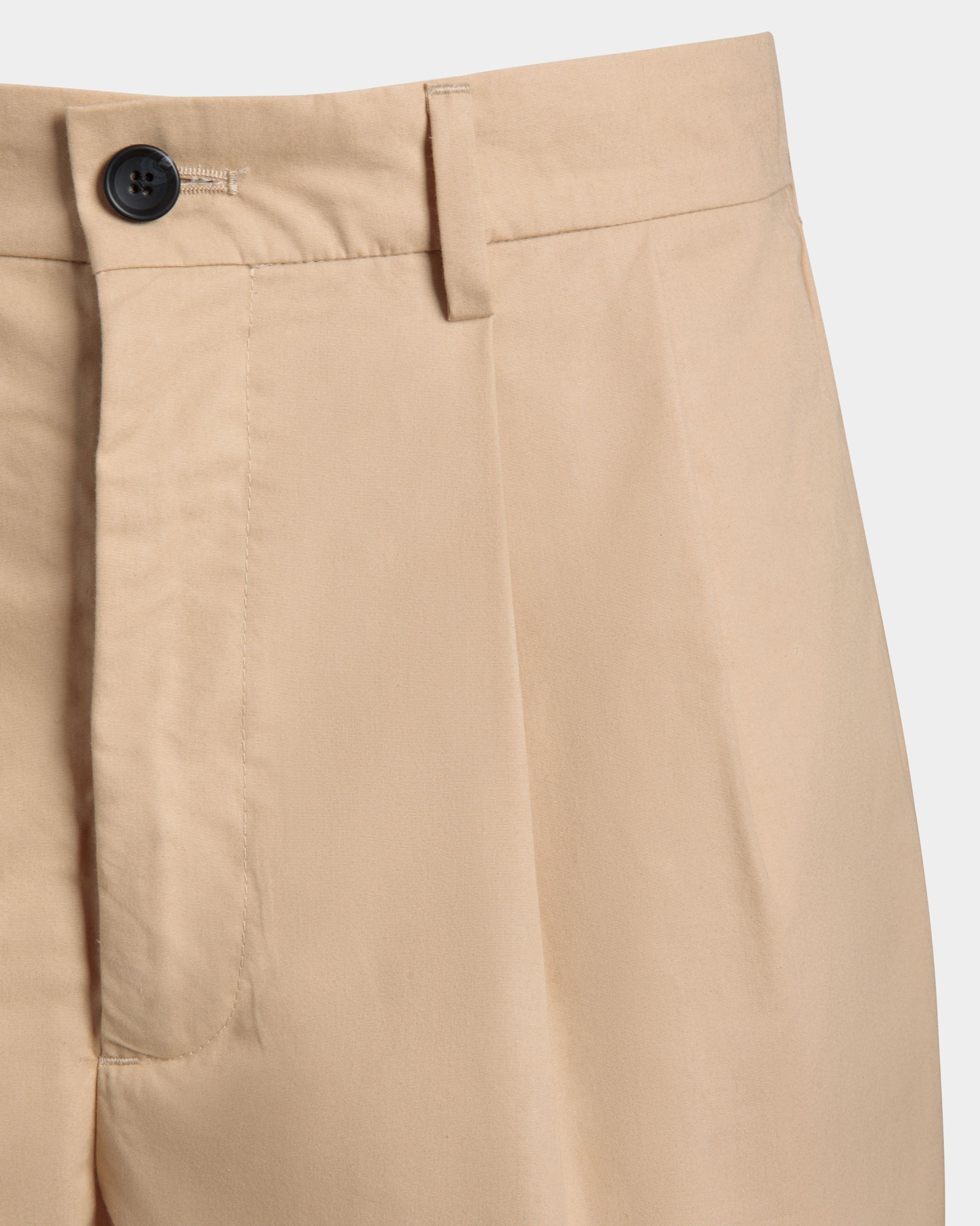 Bermuda Con Pince In Misto Cotone Cream - Uomo - Bally - 02